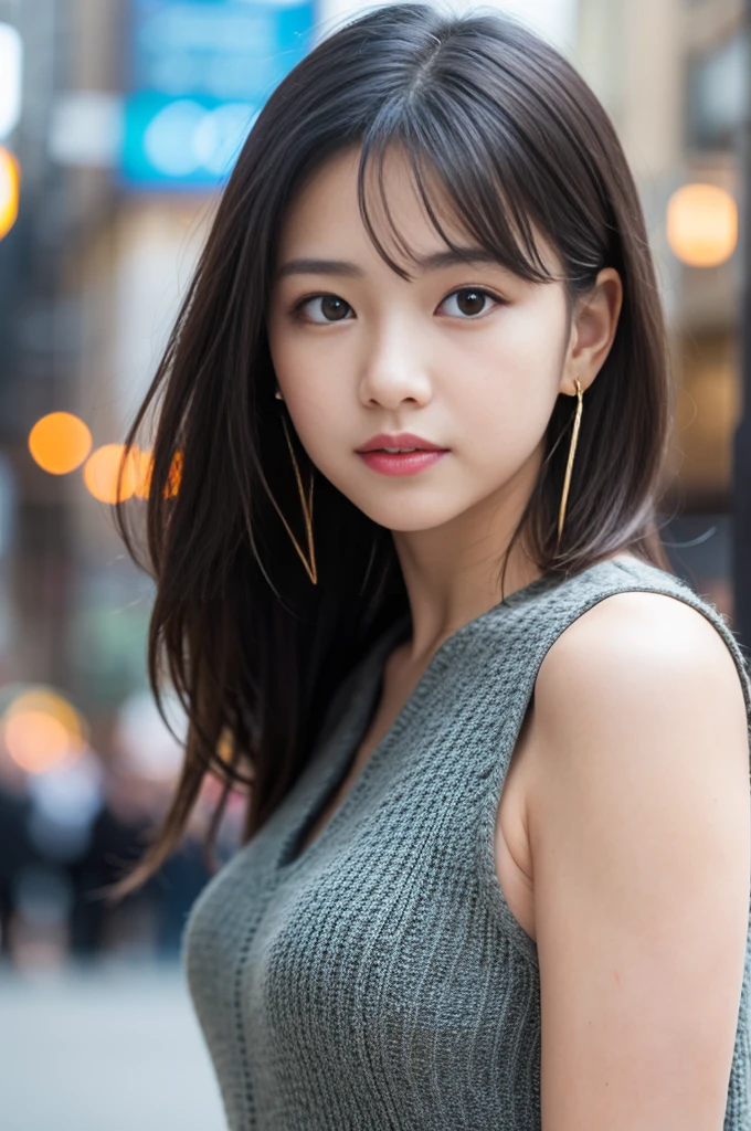 Japanese ID ,((cute ,Baby Face:1.2)),(8K, RAW Photos, Very detailedな, Highest quality:1.2), (Realistic, Photorealistic:1.4), (Very detailed, Ultra-high resolution ,beautiful, Tabletop:1.2), ,Very detailed顔と目,Shiny skin,(Upper Body:1.Professional Lighting,Soft Light, Sharp focus, Written boundary depth,Medium Hair,Earrings, (camisole :1.3),Bokeh,(Dynamic Angle:1.5 ),(It&#39;s raining outside、A cozy little cafe with warm lighting. The contrast between the summer scenery seen from the window and the warmth of the room. :1.3)