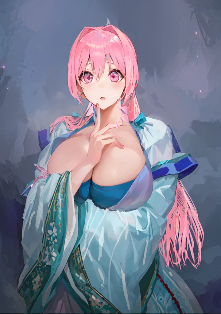 Pink Hair、Anime Girl,Pink eyes, Produced in collaboration with Anime Painter Studio, In the anime painter studio, , Sonison,超级Sonison,Celluloid,Three Kingdoms,Chinese style,antiquity,Hanfu,,Huge Breasts,Good shape,Pink ponytail,Pink long hair,Costume,包不住的Huge Breasts,Cute girl,Noble,Pink long hair,The face remains unchanged,Satomi light diamond,Blazing Horse
