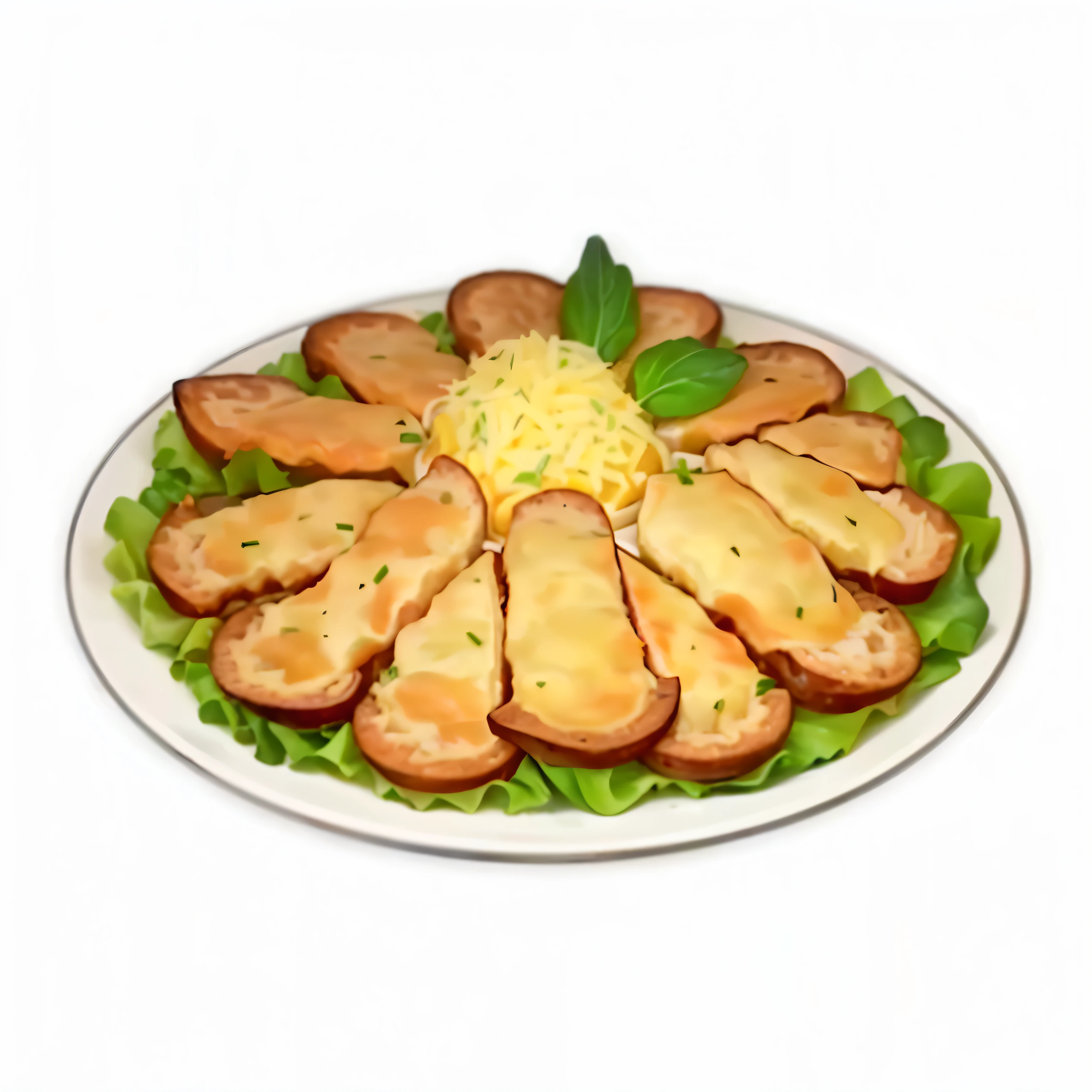 Close-up of a plate of food，It has bread and cheese., appetizing, Service recommendations, delicious food, Chicken MSG, Fruit Pie, Fan Favorites, Anime Food, ❤🔥🍄🌪, ato skins, mouth watering, serve on a plate, Qatar, Kebabs, Offer a plate of food, diner background, cooked