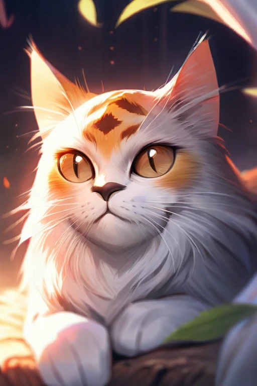 ((Best quality)), ((masterpiece)), (detailed), The mystical cat