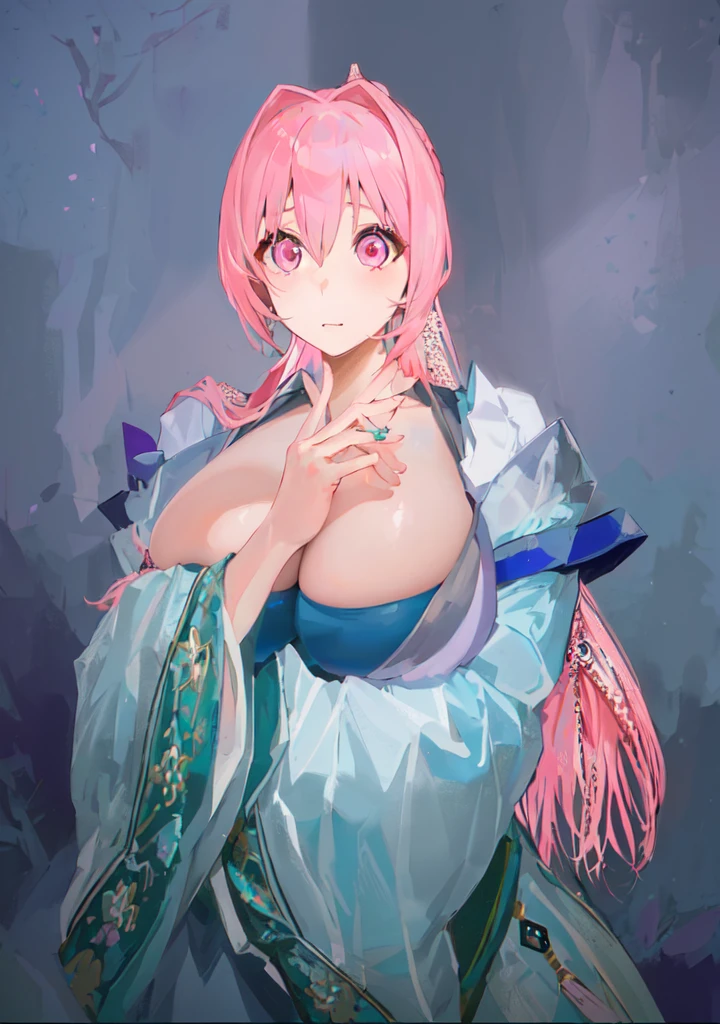 Pink Hair、Anime Girl,Pink eyes, Produced in collaboration with Anime Painter Studio, In the anime painter studio, , Sonison,超级Sonison,Celluloid,Three Kingdoms,Chinese style,antiquity,Hanfu,,Huge Breasts,Good shape,Pink ponytail,Pink long hair,Costume,包不住的Huge Breasts,Cute girl,Noble,Pink long hair,The face remains unchanged,Satomi light diamond,Blazing Horse