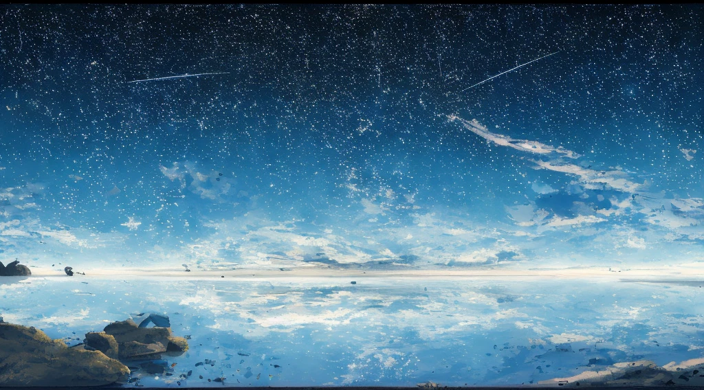 texture, skies, falling_stars, mirror