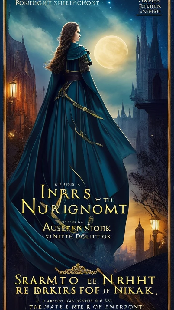 create a cover without inscriptions for the book, in the arms of the night