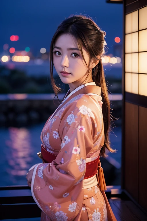 Urzan-6500-v1.1, (RAW Photos:1.2), (Realistic:1.4), (きれいな日本人woman:1.5), (Japanese actress,), (Beauty:1.3), ((night:1.5)), It's dark all around, ((womanの周りは暗くwomanに照明を当てて)), smile:1.2, (((masterpiece))), ((Highest quality)), ((Complex and detailed)), ((Surreal)), An absurd solution, 24-years-old, woman, perspective, Very detailed, shape, One Girl, (Large Breasts:1.4, (Big Ass:1.4), Toned body, Small waist, Beautiful details, Long Hair, Brown eyes, (Shot in the streets of New York:1.2), (Japanese actress:1.3), (Wearing a sparkling red bodycon dress:1.3), (Clothing that emphasizes the lines of the body), Length is below the knee, Emphasise the cleavage, (Bring your cleavage closer:1.3), (Show your cleavage to the camera:1.5), (Body and face facing the camera:1.4), (Body and face facing forward), Body and face facing the camera, Body facing the camera, Slightly brown hair, (long hair), Detailed Background, Perfect Eyes, Captivating eyes, Shoot from the front,