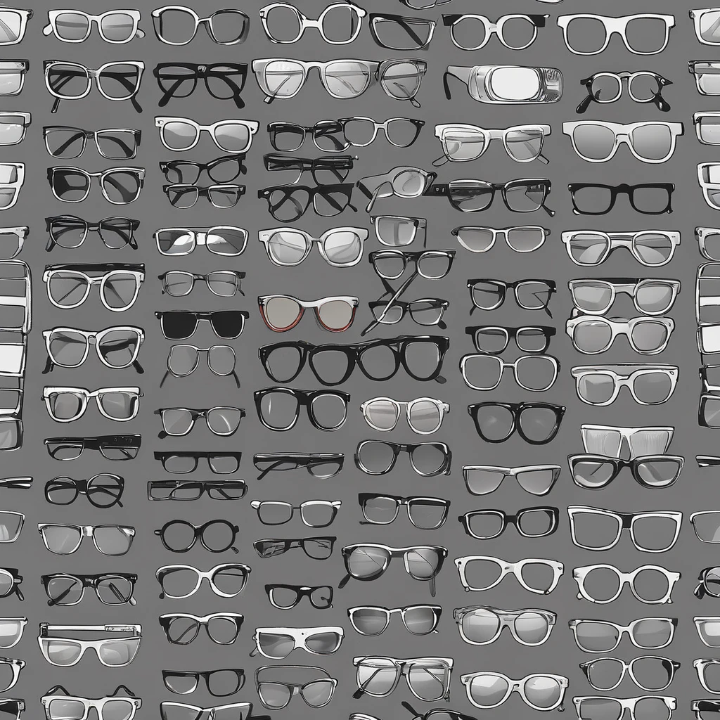 Eyeglasses design gray backgrould