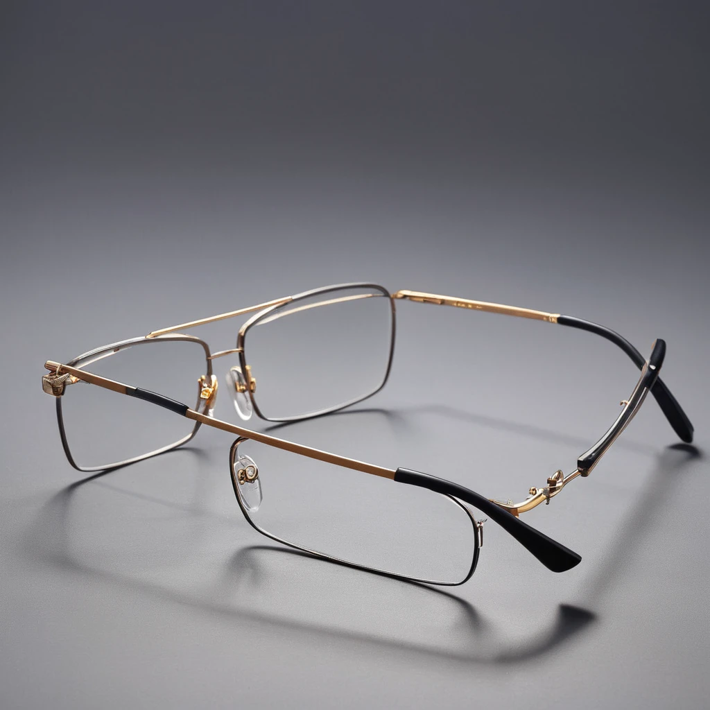 Eyeglasses  design gray backgrould titanium shadow กราฟฟิค 