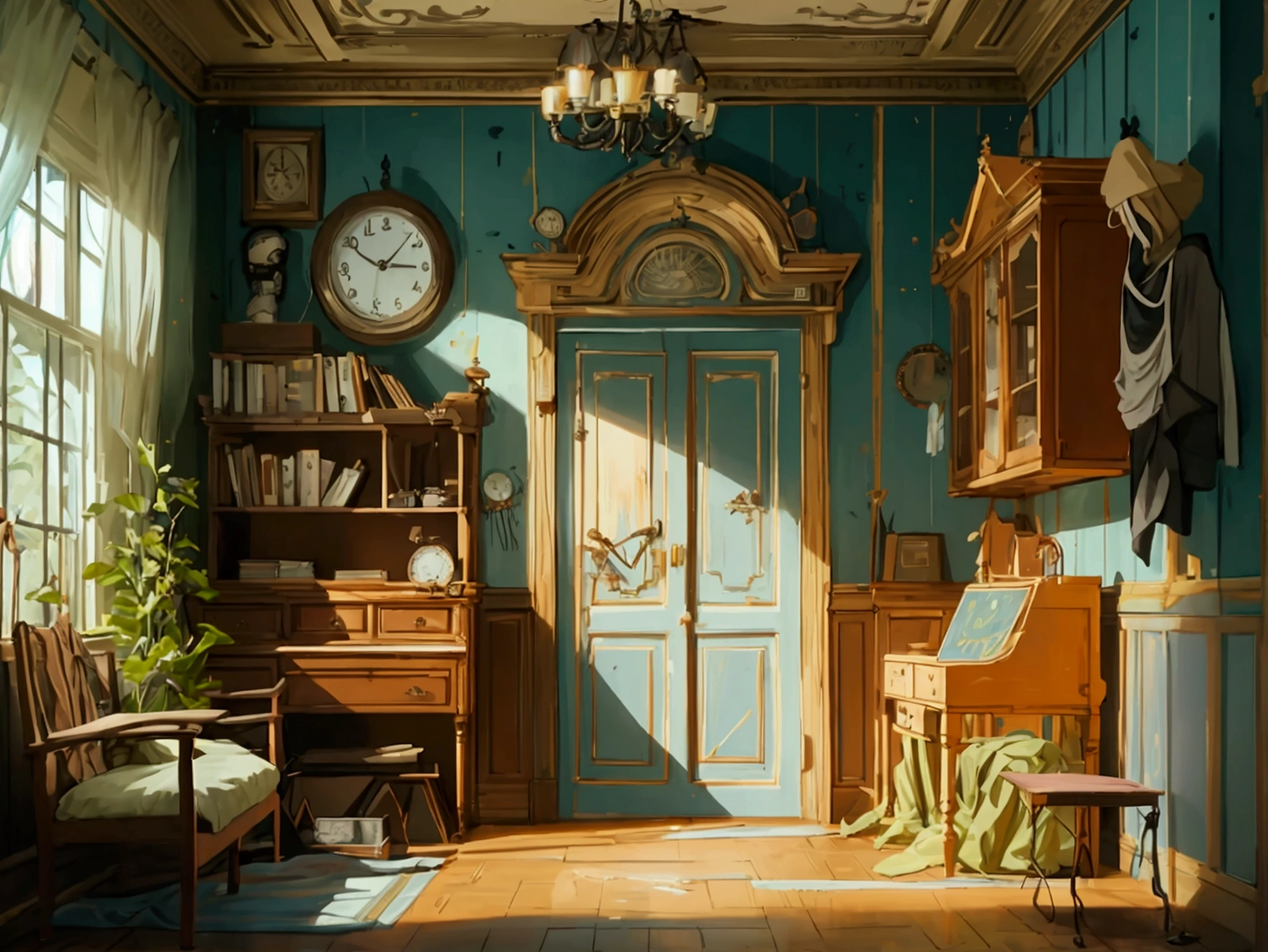 Every house has its quirks, especially old ones. Mine, a dilapidated Victorian inherited from a great-aunt I barely knew, had many. But none were as maddening—or as haunting—as the ancient grandfather clock in the hallway.
From my first night, the clock disturbed me. Its ticking was loud, irregular, a cacophony of ticks and tocks that never quite synced up. I’d lie in bed, each tick a hammer against my skull, each tock an echo in an otherwise silent home. I complained about it to friends and family, half-jokingly, but their laughter couldn’t drown out the incessant noise.
One evening, driven to the brink, I resolved to stop it. I approached the clock, its pendulum swinging with an exaggerated, almost mocking arc. I reached out to still it—just to have some peace. But the moment my fingers brushed the cool, metallic surface, the ticking ceased abruptly.
Relief washed over me. But it was short-lived.
That night, the silence was oppressive, a stark, suffocating void where the ticking should have been. It felt as though the house was holding its breath. In bed, I tossed and turned, straining to hear something, anything. But there was nothing—just the heavy, expectant quiet.
Then, past midnight, the quiet broke. A soft tapping began at my window. I told myself it was just a branch, the wind, anything normal. But when I pulled back the curtains, there was nothing there. No tree, no wind, just the still, dark night. The tapping moved, a slow, deliberate rhythm, from the window to the walls, encircling me.
Frightened, I left my bedroom to check the house. The air was chillier than usual, my breath fogging in the moonlight streaming through the windows. The tapping followed me, always just behind. When I passed the hallway, I couldn’t help but glance at the clock.
It was working again, its pendulum swinging, but the face told a different time than before—somehow, hours ahead. And with each swing, a new sound joined the symphony of taps: a faint whisper, echoing throug
