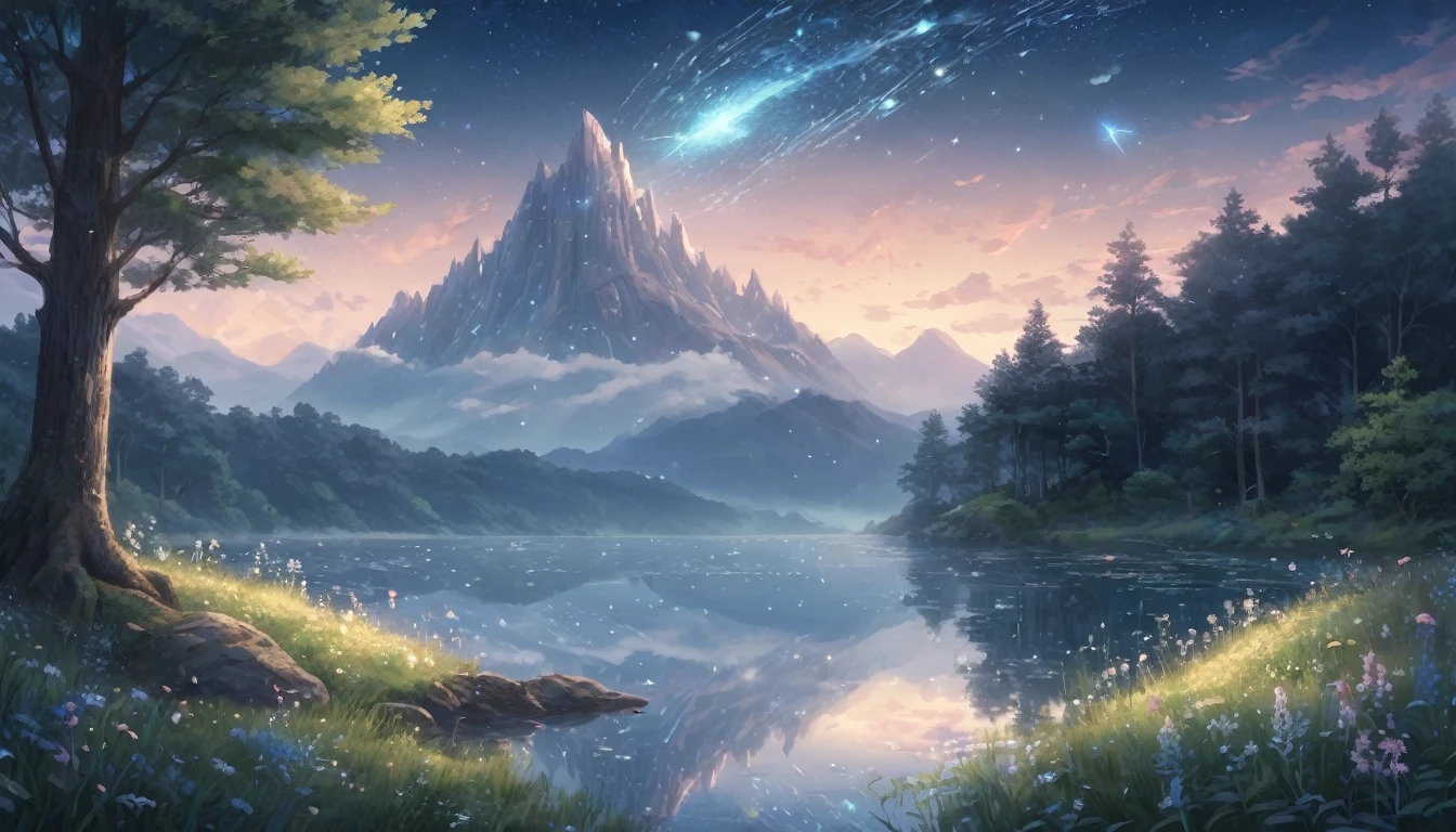 Inspired by the theme of、Incredibly heartfelt、Create visually stunning images。 "like情あふれる傑作コンセプトアート." Fantastic Worldで2人の登場人物が織りなす優しい瞬間を想像してみてください, Dreamy settings. The central characters are embracing, Their expressions were full of warmth, like, Deep Connection. There could be an elegant elf-like character with flowing hair and delicate features., The other is a strong and noble warrior, protective weapons, Symbolizes the balance between strength and gentleness.

The surrounding area is a magical forest bathed in the soft light of dusk., Luminous plants emit a gentle light. Fantastic fireflies dancing all around, Add a touch of magic. background, Calm, The crystal clear lake reflects the starry sky, Where constellations form intricate patterns of mythical creatures.

The color palette should be rich and harmonious., Soft pastel colors and shimmering highlights enhance the feeling of intimacy and magic.. Detailed, With flowing lines、Capture the delicate features of your characters and the complex beauty of your surroundings.

イメージ全体は深いlike情と静けさの感覚を呼び起こすものでなければならない, capturing a timeless moment of like and connection in a beautifully imagined, Fantastic World.






