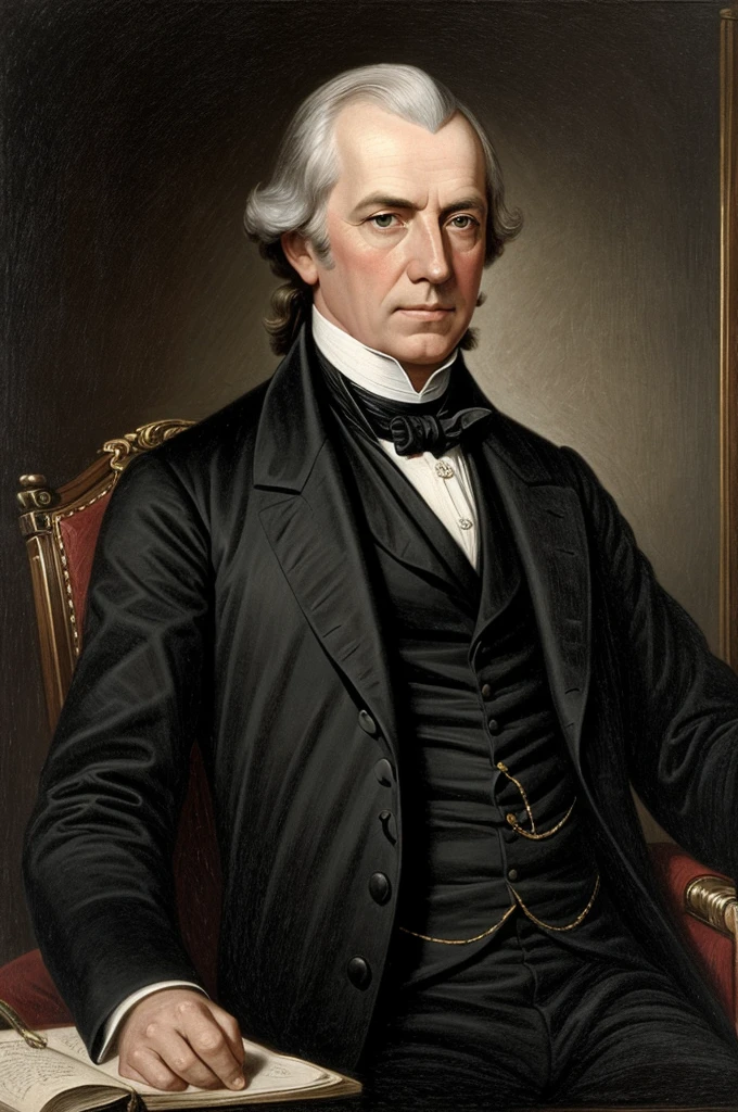 William Wilson, 10th President of Vestalis, 1842, resembles William Pitt the Elder.