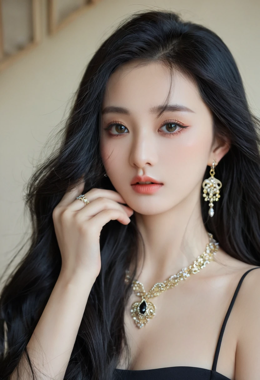 black hair, 1 Girl, Pretty Face, beautiful eyes,long_hair, Solitary, Jewelry, Art, Chinese, rest, Vasile,Vasile,Vasile,Vasile,Vasile,Vasile,Vasile,Vasile,Vasile,Vasile,Vasile,Vasile,Vasile,Vasile,Vasile, Vasile,Vasile,Vasile,Vasil
