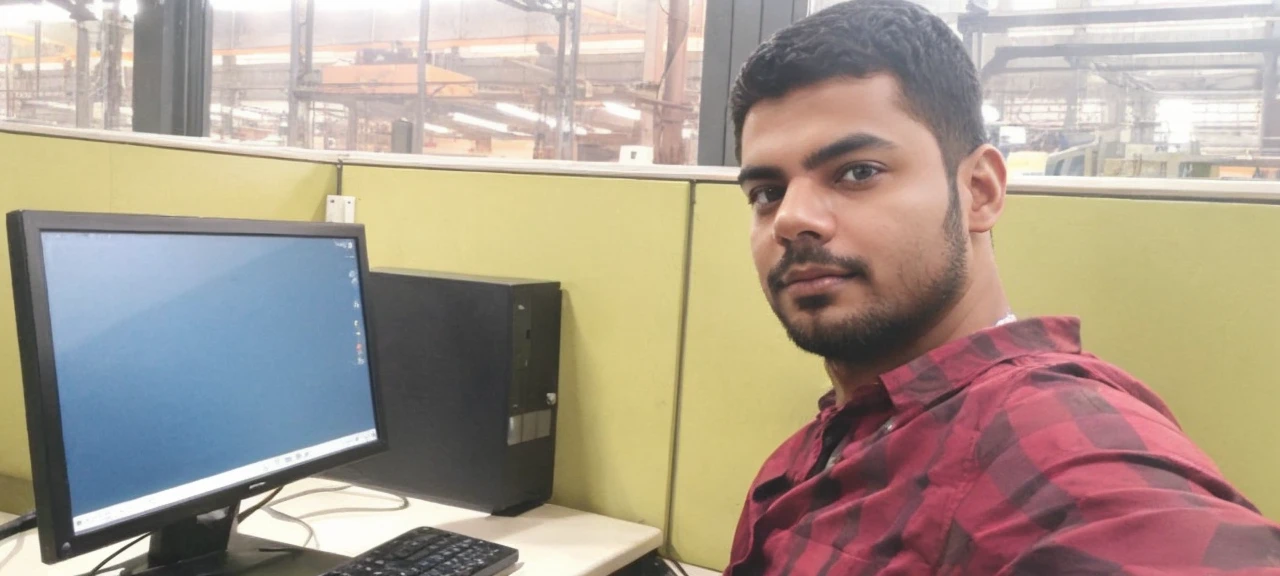 A Electrical Engineer seating on WhatsApp logo and take some multimeter in hand and looking like me
