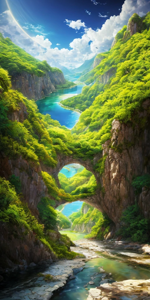 masterpiece, 最high quality, high quality, Very detailed Cg Unity 8K wallpaper, landscape, outside,Fleur, cloud, Tag, no one〜do not have, Mont, landscape, water, wood, Yuki, cascade, Cliff, nature, lake, river, slice,Award-winning photo, Bokeh, Depth of written boundary, High resolution, Floral, Color Difference ,Photorealistic,Very detailed, artステーションのトレンド, Trends of C Consil, Complex, High detail, dramatic, art：Mid Journey