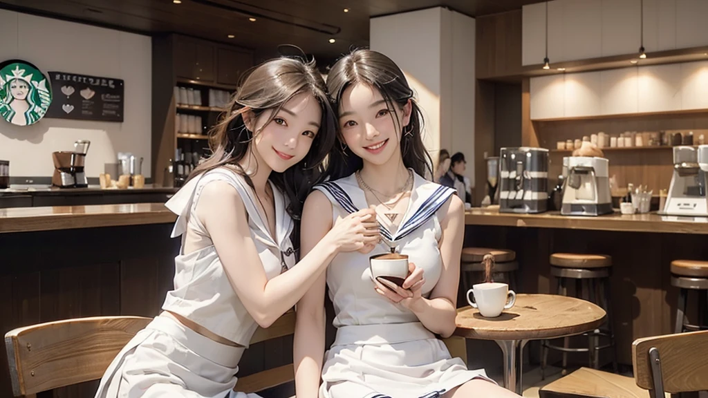 (((((Emphasize cleavage)))))
(((((((((Sleeveless white sailor suit)))))))))
(((((((((White mini skirt)))))))))
((((((((Heavy makeup))))))))
(((I can see my belly button)))
(((((((お洒落でcuteInside the Starbucks store)))))))
8K、RAW Photos、Highest quality、Super detailed、Super Resolution、Ultra HD、8K壁紙、Amazing details
(((((((Inside the Starbucks store)))))))、
((((((Sit down and eat cake、Drink Starbucks coffee、smile))))))、((((Heart Necklace))))
Modern and sleek design:Interior design using natural materials、Many of the designs are warm and made using wood and metal.。
Large windows:自然光をたっぷり取り入れるためのLarge windowsがあり、Providing a bright and open space。
Green Interior:Potted plants are effectively placed、It creates a relaxing atmosphere。
artwork:Works by local artists、Starbucks-related art on display。
Cozy seating:Cushioned chairs and sofas、Bar sheet etc.、A variety of seating options available。
Open kitchen area:Being able to see how drinks and food are made、We provide peace of mind and transparency。
Unique lighting:Antique lamps and chandeliers、Modern lighting fixtures are used。
Comfortable background music:Relaxing music is playing、A comfortable space is provided。
Wide々Table space:一人でもグループでも使いやすいWide々There is a table with。
Community Table:There is a large table where you can socialize with other customers.。
Seasonal decorations:The decorations are themed according to the season.。
Design with a local feel:The design incorporates the local culture and characteristics.。
Fragrance production:コーヒーの香りが店内にWideがり、A space that satisfies the five senses has been created.。
Conversation with a barista:フレンドリーなConversation with a baristaが楽しめるカウンターエリアがあります。
8K、RAW Photos、Highest quality、masterpiece:1.2、Super detailed、Super Resolution、Ultra HD、8K壁紙、Amazing details、Photorealistic:1.4、Having fun by the water、Full Body Shot、Full body photo、High-resolution RAW color photos、Professional photos、A scene full of emotion、Very detailed and beautiful、Ultra HD、8K壁紙、Amazing details、Huge file sizes、Highly detailed beautiful girls、Highly detailed face Highly detailed eyes、Extremely realistic skin、 Highly detailed fingers, Highly detailed nose, Highly detailed mouth, Perfect Anatomy, Highly detailed background, Highly detailed clothing, Teen, cute女の子, Famous Japanese Idols, cute, Realistic body, Slender, White skin, Glowing Skin, Slim body, Realistic Face, Delicate eyes, double eyelid,