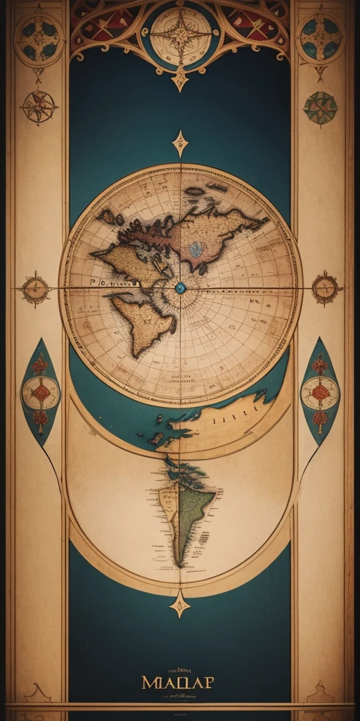 Medieval world map