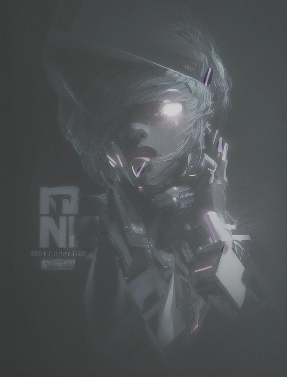 ((The best quality)), ((Masterpiece)), (Very detailed:1.3), ..............3D, beautiful (Cyberpunk:1.3) hacker woman, short hairstyle,short hair, Return to viewer, Thick hair, Operating computer terminal, head mounted display, computer server, LCD screen, fiber optic cable, Company logo, HDR (High Dymanic Range), ray tracing, NVIDIA RTX, super resolution, Unreal 5, Subsoil Scatter, PBR texture, Post-processing, Anisotropic filtering, depth of field, maximum sharpness and sharpness, Multilayer textures, Albedo y Highlight Maps, Surface shading, Accurate simulation of light-material interactions, perfect proportions, octane rendering, duotone lighting, Low ISO, white balance, rule of thirds, wide opening, 8K RAW, efficient sub-pixels, sub-pixel convolution, glow particles, dynamic pose