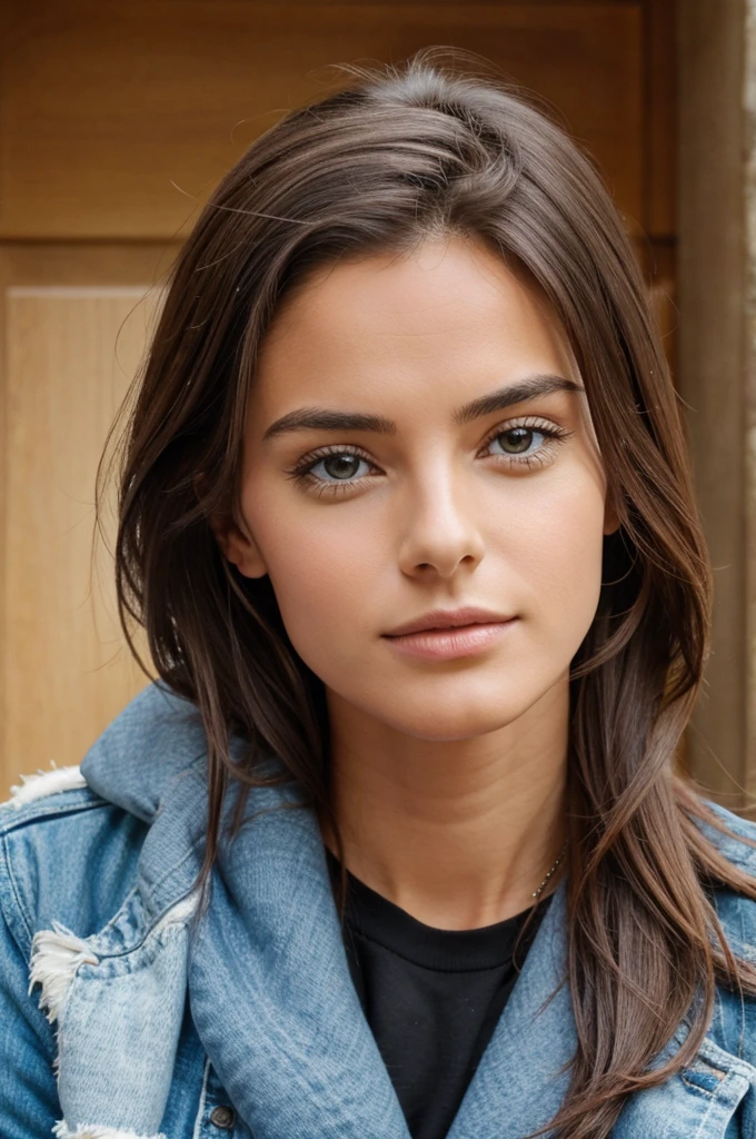 Créez une image époustouflante d'une belle femme avec les caractéristiques suivantes:Visage et expression:Caractéristiques du visage symétriques et bien proportionnées.lisse, une peau impeccable avec un aspect naturel, Lueur saine.grand, yeux expressifs avec de longs, cils épais.Doux, des sourcils arqués qui complètent la forme de son visage.Lèvres légèrement charnues avec une teinte rosée naturelle.Un doux, sourire chaleureux qui respire la confiance et la gentillesse.cheveux:Long, cheveux fluides, brillants et bien coiffés.Riche, couleur naturelle (comme une brune, blond, rouge, ou noir).Doux waves or loose curls that add volume and movement.tenue:Une tenue élégante et stylée qui flatte sa silhouette.Une robe ou un ensemble en tissu doux, couleurs féminines (comme des roses pastel, bleus, ou des crèmes) ou classique, nuances intemporelles (comme le noir, blanc, ou marine).Accessoirisé avec des bijoux délicats, comme une paire de boucles d'oreilles simples ou un collier fin.arrière-plan:Un décor pittoresque qui rehausse sa beauté.Les options pourraient inclure un jardin fleuri, Une plage pittoresque au coucher du soleil, ou un décor intérieur sophistiqué avec un éclairage tamisé.Pose et composition:Une pose naturelle et gracieuse, comme se tenir debout avec une main sur la hanche, ou assis élégamment avec une posture détendue.Assurez-vous que la composition est équilibrée et visuellement attrayante, en mettant l'accent sur son visage et le haut de son corps.Éclairage et effets:Doux, un éclairage flatteur qui met en valeur ses traits et crée une douce, effet lumineux.Un léger effet bokeh en arrière-plan pour la mettre en valeur et créer de la profondeur.Veuillez vous assurer que l'image capture sa beauté avec goût et respect., se concentrer sur l'élégance et la grâce naturelles.