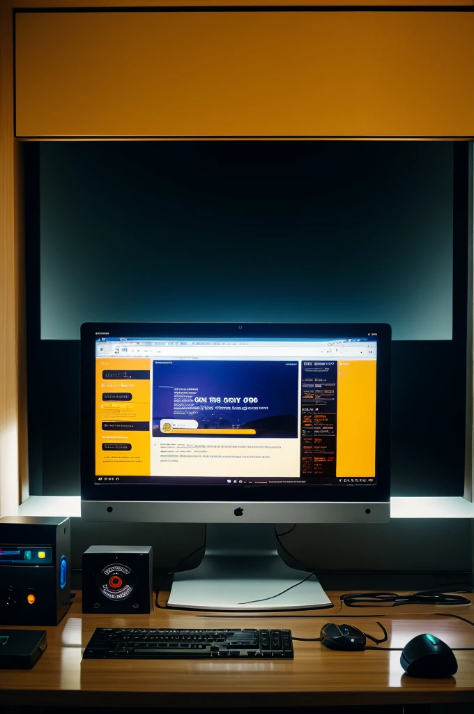 A Monitor Written on it "welcome to game Designing