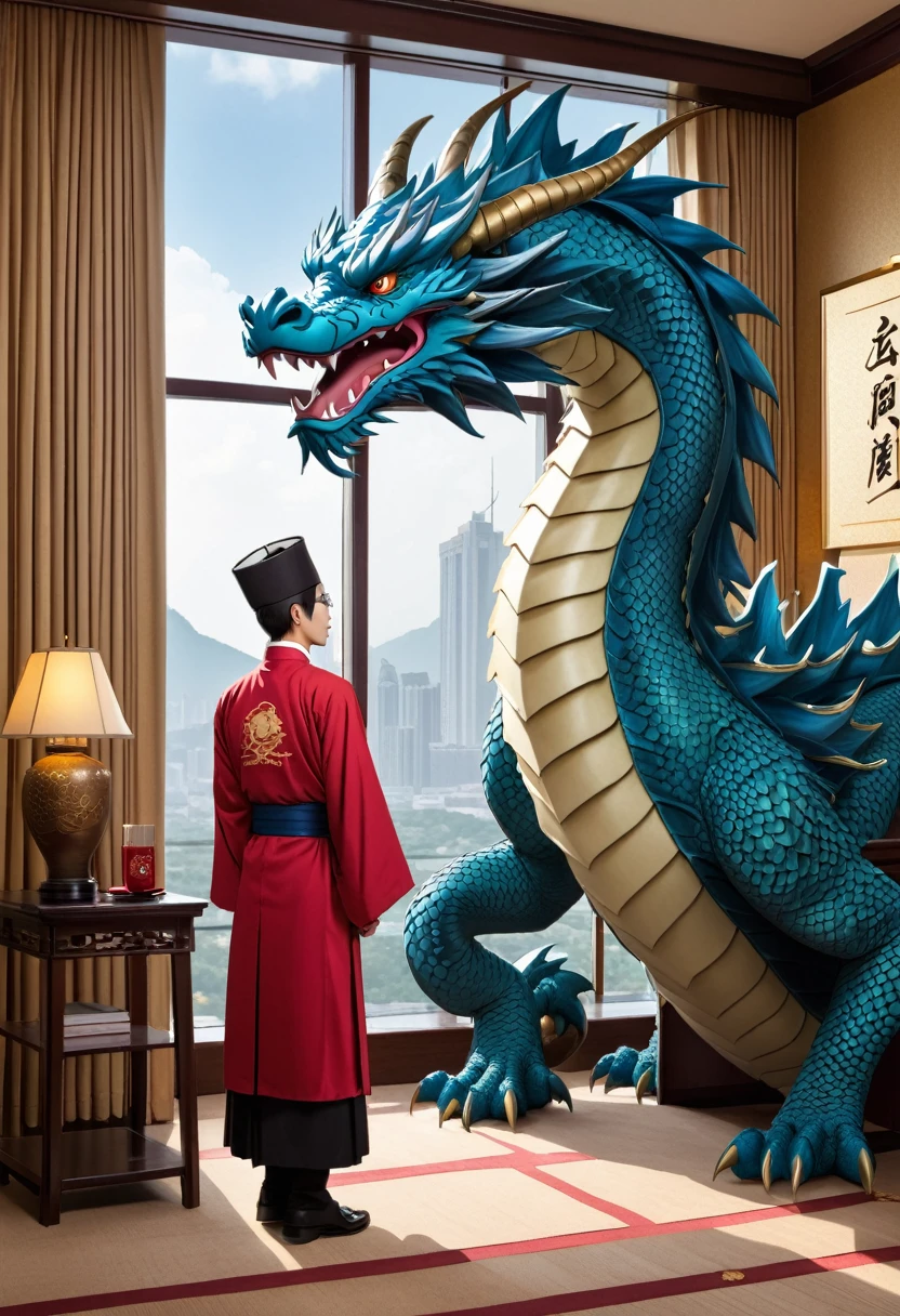Weak scholar in Oriental Dragon Hotel