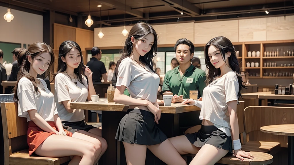 (((((Emphasize cleavage)))))
(((((((((Tennis shirt)))))))))
(((((((((Tennis miniskirts)))))))))
((((((I can see my belly button))))))
(((((((お洒落でcuteInside the Starbucks store)))))))
8K、RAW Photos、Highest quality、Super detailed、Super Resolution、Ultra HD、8K壁紙、Amazing details
(((((((Inside the Starbucks store)))))))、
((((((Sit down and eat cake、Drink Starbucks coffee、smile))))))、((((Heart Necklace))))
Modern and sleek design:Interior design using natural materials、Many of the designs are warm and made using wood and metal.。
Large windows:自然光をたっぷり取り入れるためのLarge windowsがあり、Providing a bright and open space。
Green Interior:Potted plants are effectively placed、It creates a relaxing atmosphere。
artwork:Works by local artists、Starbucks-related art on display。
Cozy seating:Cushioned chairs and sofas、Bar sheet etc.、A variety of seating options available。
Open kitchen area:Being able to see how drinks and food are made、We provide peace of mind and transparency。
Unique lighting:Antique lamps and chandeliers、Modern lighting fixtures are used。
Comfortable background music:Relaxing music is playing、A comfortable space is provided。
Wide々Table space:一人でもグループでも使いやすいWide々There is a table with。
Community Table:There is a large table where you can socialize with other customers.。
Seasonal decorations:The decorations are themed according to the season.。
Design with a local feel:The design incorporates the local culture and characteristics.。
Fragrance production:コーヒーの香りが店内にWideがり、A space that satisfies the five senses has been created.。
Conversation with a barista:フレンドリーなConversation with a baristaが楽しめるカウンターエリアがあります。
8K、RAW Photos、Highest quality、masterpiece:1.2、Super detailed、Super Resolution、Ultra HD、8K壁紙、Amazing details、Photorealistic:1.4、Having fun by the water、Full Body Shot、Full body photo、High-resolution RAW color photos、Professional photos、A scene full of emotion、Very detailed and beautiful、Ultra HD、8K壁紙、Amazing details、Huge file sizes、Highly detailed beautiful girls、Highly detailed face Highly detailed eyes、Extremely realistic skin、 Highly detailed fingers, Highly detailed nose, Highly detailed mouth, Perfect Anatomy, Highly detailed background, Highly detailed clothing, , cute女の子, Famous Japanese Idols, cute, Realistic body, Slender, White skin, Glowing Skin, Slim body, Realistic Face, Delicate eyes, double eyelid,