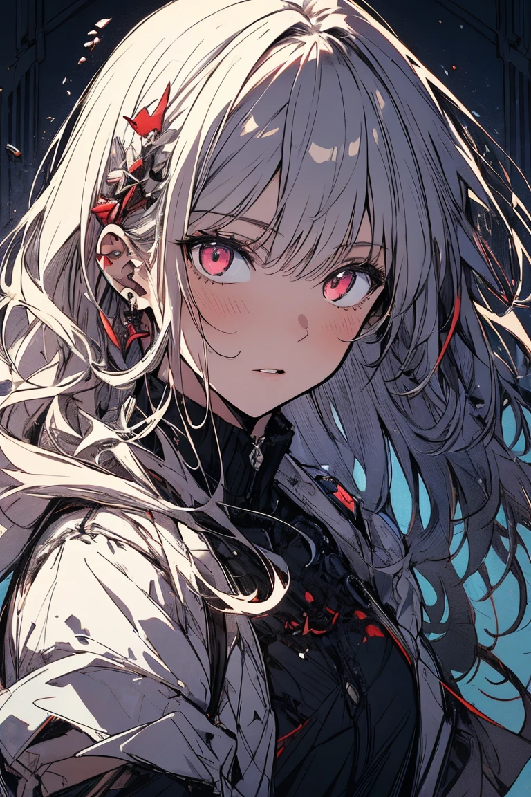 Absurd, High resolution, Very detailed, (One Girl:1.3),Remains、 Complex architecture, break , Creating a destructive image of the devil, It has horrible features, Dark Power, A desire for chaos and destruction. break . break ,Highest quality, sketch:1.2), Spectacular and realistic,(Super detailed support),Illustrator,anime,Talked about at the art station,
