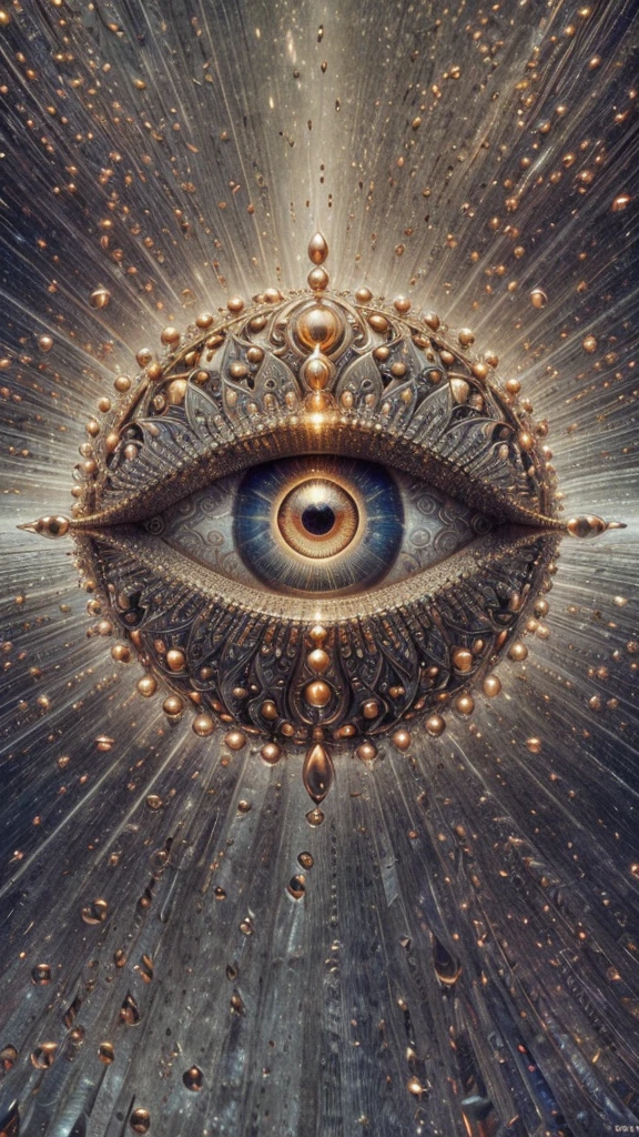 third Eye. Photorealism, full view, highly detailed image, very realistic, hyperrealism, Ultra HD, 8k, 5, sharp focus, intricate and mysterious masterpiece. (Long exposure photography Artistic illustration close-up portrait very detailed: final quality, medium shot, backlight, Rich and striking. Enigmatic and mysterious manipulations (composition of the rule of thirds), ((detailed environment with strong lines) The best quality, in camera, white light, warm and clean aesthetics, dazzling screen composed of millions of brilliant ultraviolet rays, HDR.