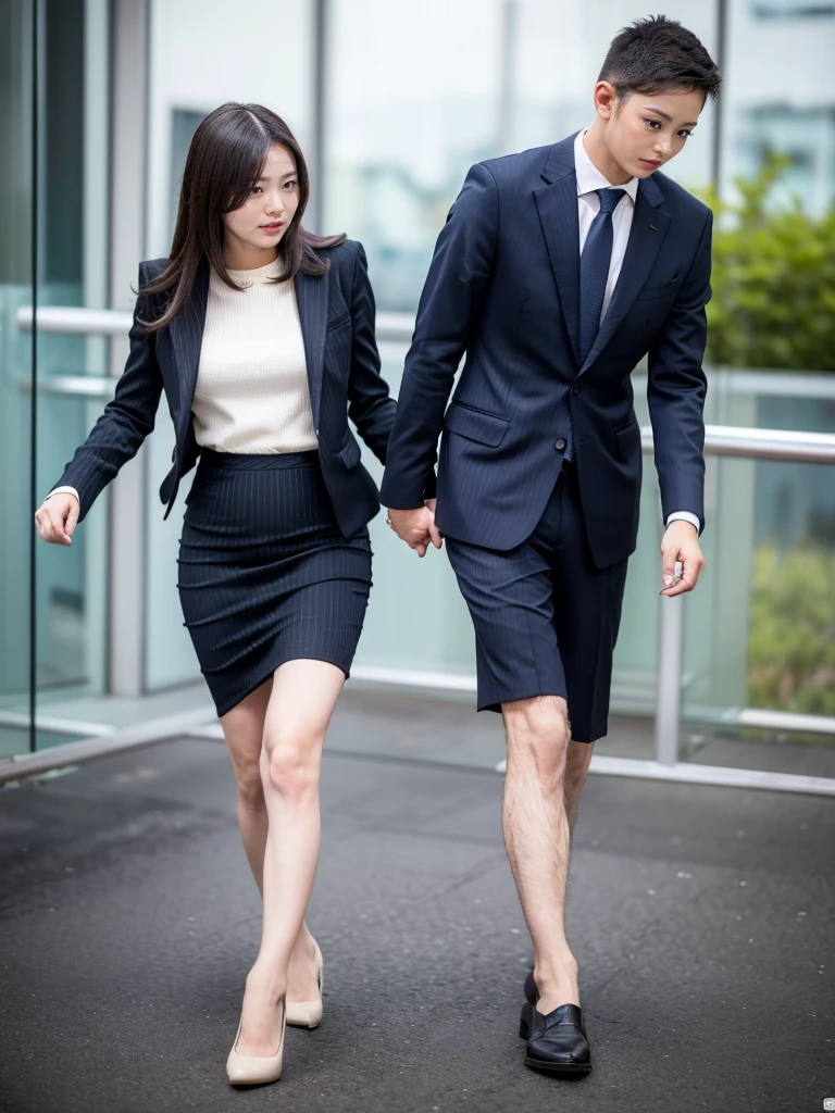 (masutepiece,High quality,16k:1.1),(depth of fields:1.3) ,((front body:1.35)),Japanese ,Woman, ((business suit, black vertical striped pencil skirt )), tights,huge breasts, voluptuous, thicc, curvy,(Looking at Viewer:1.3),(full body shot:1.2),heels,(Beautiful Morning view of town:1.2),peeing self, wetting her clothes, can't hold her pee face, wetting herself desperate, vertical pose, her body can't hold her pee and wets herself ultra desperate in the middle of the cicty in absolute desperaton wetting herself, pee runing down her legs, standing up, hyper pee desperate face, big pee pudle, she is walking and peeing in the same time