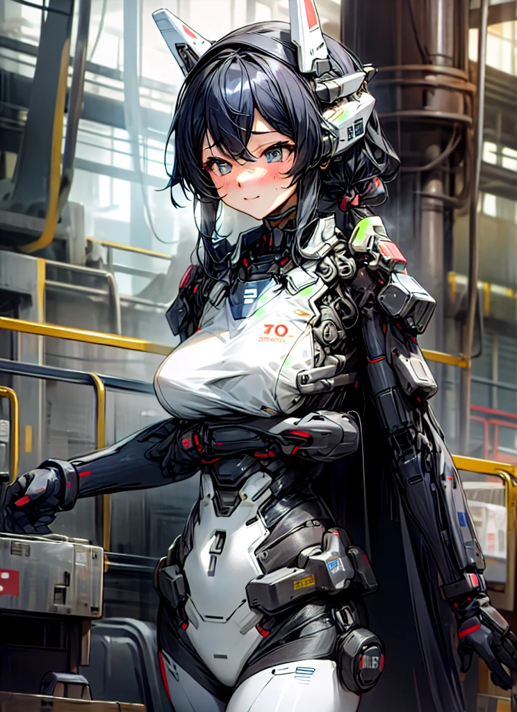 Background only、factory、future、AI big breasts