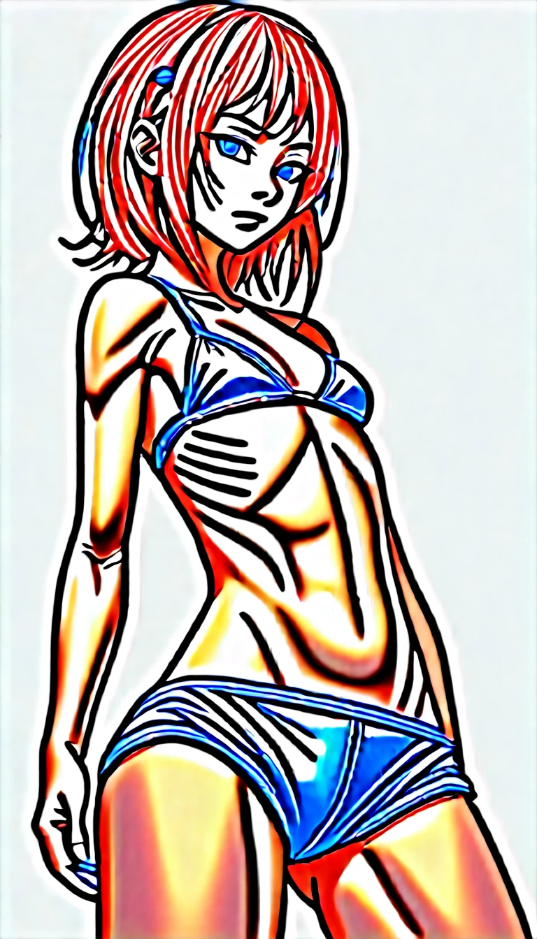 (((masterpiece))), (((best quality))), ((ultra-detailed)), (highly detailed CG illustration), ((an extremely delicate and beautiful)),(from side),cinematic light,((1mechanical girl)),solo,full body,(machine made joints:1.2),((machanical limbs)),(blood vessels connected to tubes),(mechanical vertebra attaching to back),((mechanical cervial attaching to neck)),(sitting),expressionless,(wires and cables attaching to neck:1.2),(wires and cables on head:1.2)(character focus),science fiction,white background, extreme detailed,colorful,highest detailed