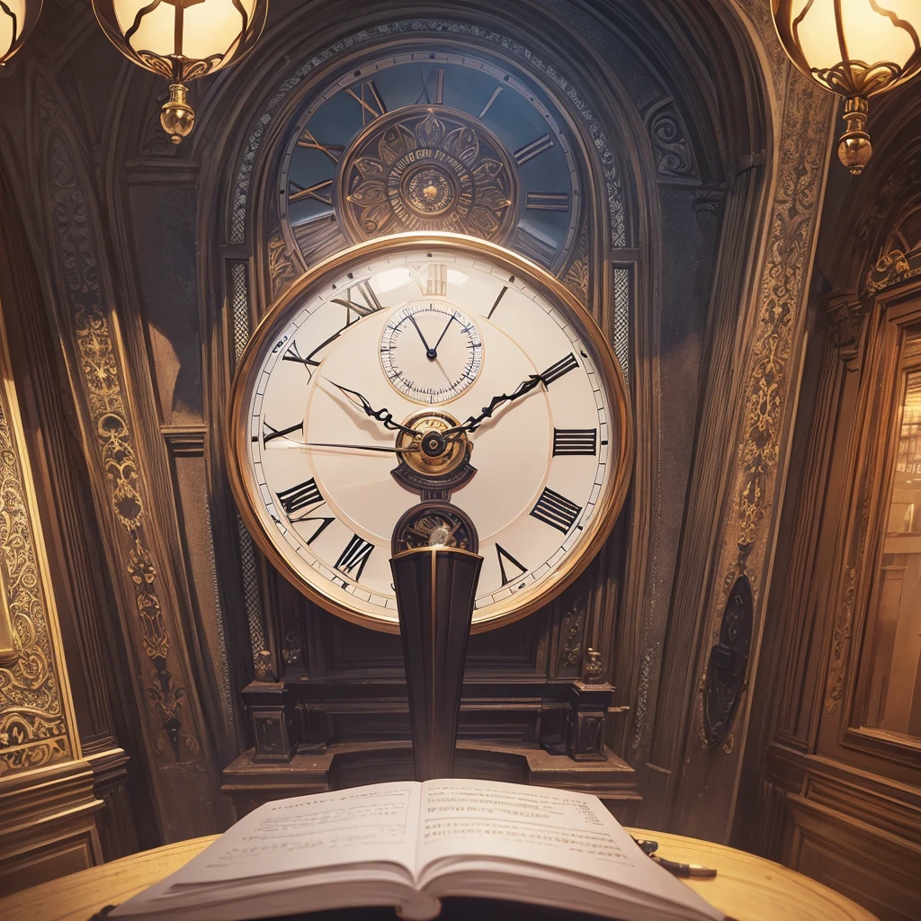 Office hour, a clock, big watch, time, fantasy,