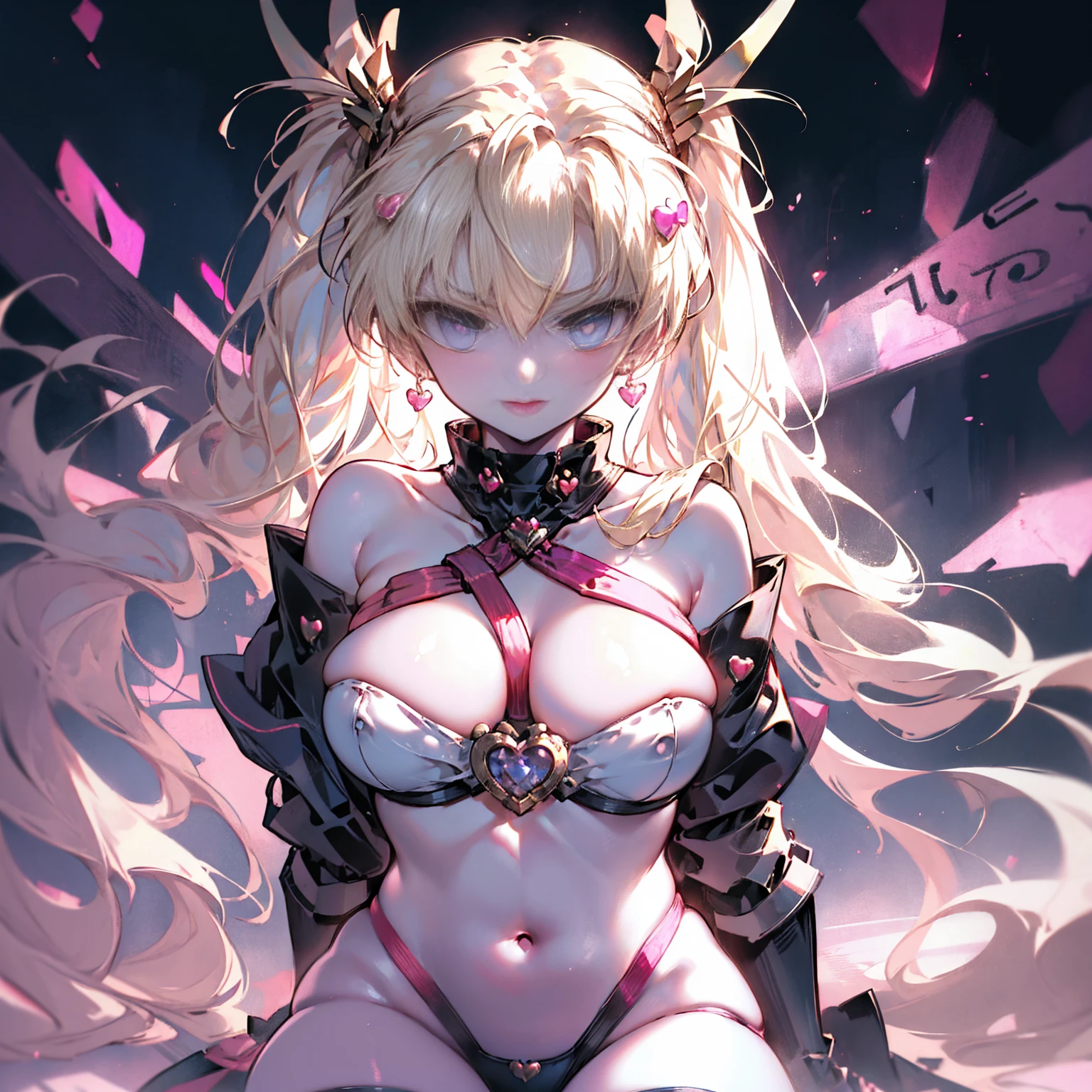 (masterpiece),(Highest quality),(Super detailed),(Best illustrations),(Best Shadow),(Absurd),(Detailed Background),(so beautiful)Bradamante, 16K, 8K, 4K,(Best Shadow), (so beautiful), One person, alone, , , , (detailed beautiful eyes), , Blonde, heart-shaped pupils, Oculogyric crisis, curvy, , Perfect figure, , , Arched back, , , orgasm, aft, erotic smile, , ,your mouth languidly, , Sexy posture, , , crossed, rolling eyes, , water eyes, tears, , tongue out, , , , saliva trail, , shiny skin, , Thigh fetish, , , torogao, ahegao, BREAK, , Dramatic lighting, , Psychedelic Background, night, pink neon, , Torrent of Light, mysterious, spoken heart,, , ,