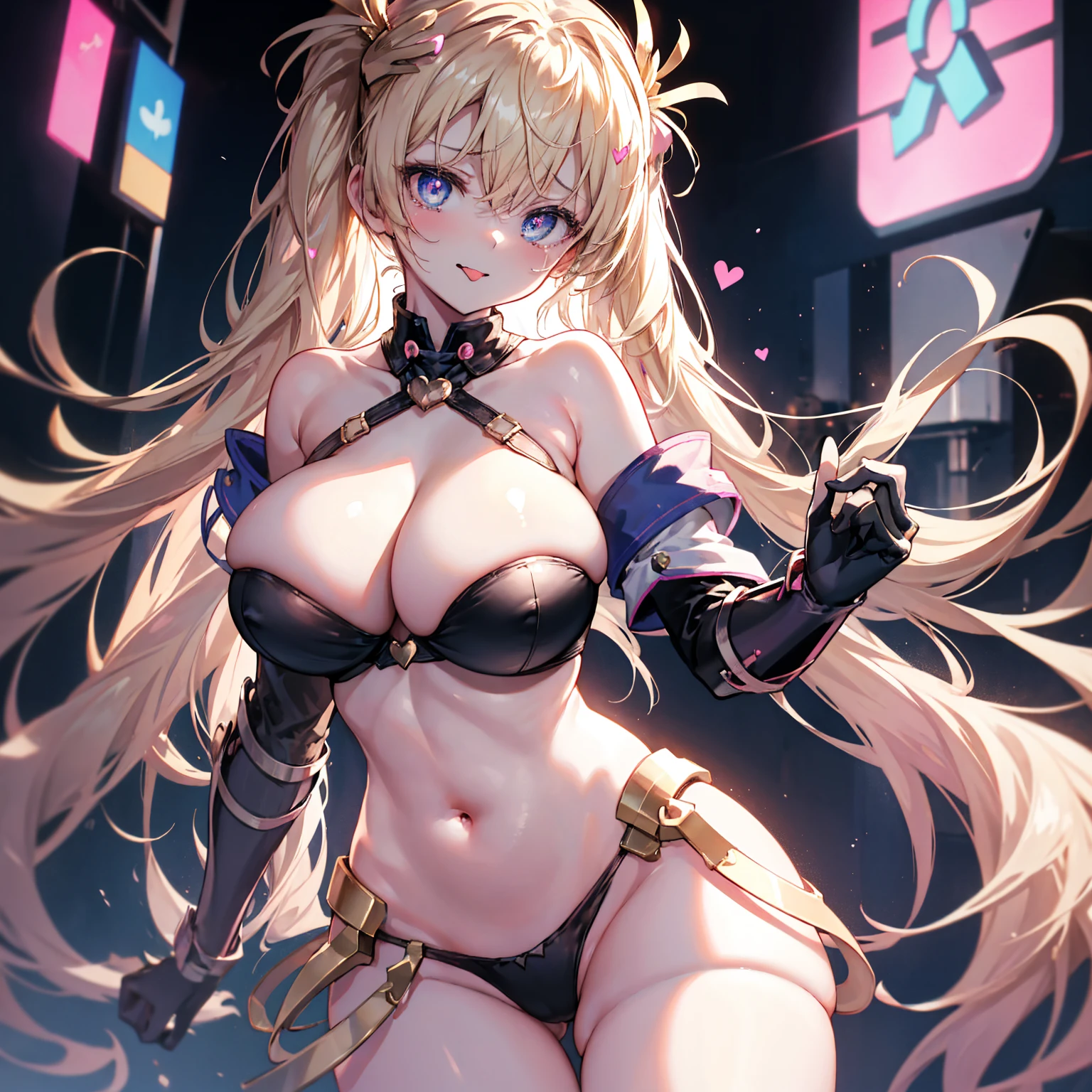 (masterpiece),(Highest quality),(Super detailed),(Best illustrations),(Best Shadow),(Absurd),(Detailed Background),(so beautiful)Bradamante, 16K, 8K, 4K,(Best Shadow), (so beautiful), One person, alone, , , , (detailed beautiful eyes), Big Breasts, Blonde, heart-shaped pupils, Oculogyric crisis, curvy, , Perfect figure, , , Arched back, , , orgasm, afterglow, erotic smile, , , Open your mouth languidly, , Sexy posture, , , cross-eyed, rolling eyes, , water eyes, tears, , tongue out, , Breast fetish, Cleavage, saliva trail, , shiny skin, , Thigh fetish, , , torogao, ahegao, BREAK, , Dramatic lighting, , Psychedelic Background, night, pink neon, , Torrent of Light, mysterious, spoken heart,, , ,