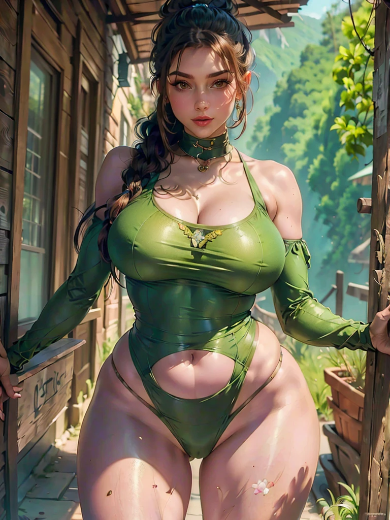 mdjrny-v4 style portrait of a female leprechaun, voluptuous, gorgeous detailed face, mischievous smirk, ample hips, insanely detailed accentuated big booty, mature, great aesthetics, perfect anatomy, well proportioned body, intricate, elegant, highly detailed, digital painting, artstation, concept art, smooth, sharp focus, illustration, art by artgerm and Greg Rutkowski and alphonse mucha, 8k, High-quality, insanely detailed,