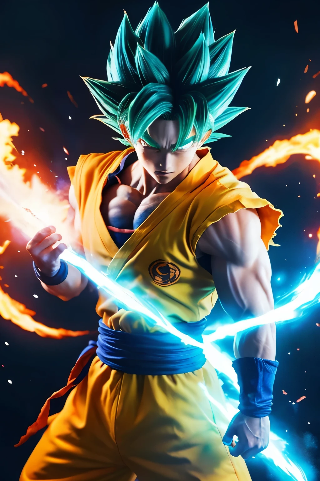  4K Manga Wallpapers, Super Saiyan Blue, Anime Wallpaper, 4KAnime Wallpaper, Anime Wallpaper4k, Anime Wallpaper 4k, Character Dragon Ball, Highly detailed portrait of Goku, human goku, Super Saiyan Goku