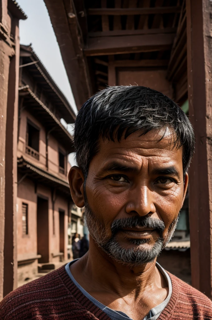 45 Years old boy at Kathmandu photo