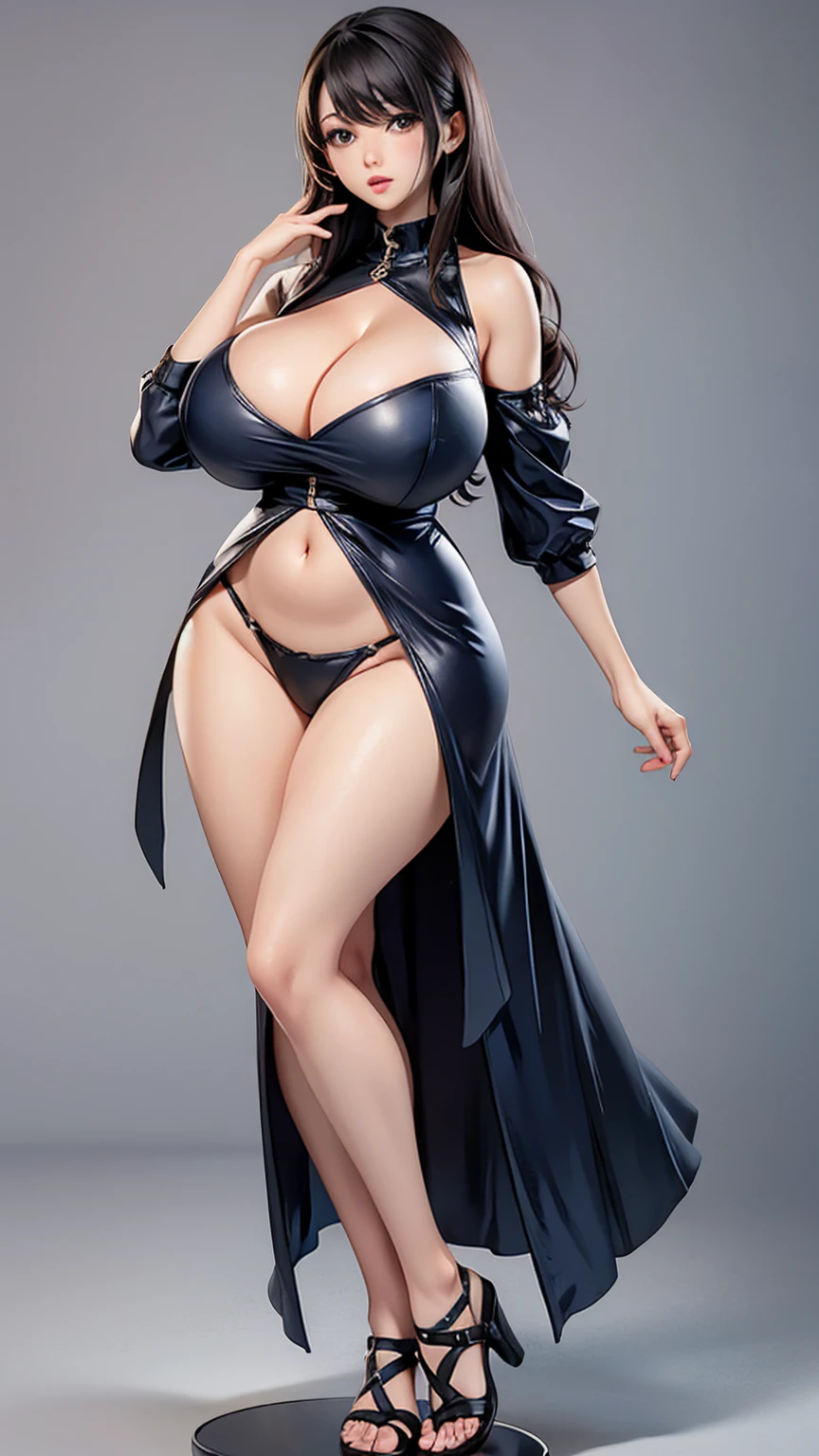 (full_body)、Woman、(big_breasts:1.5)、figure