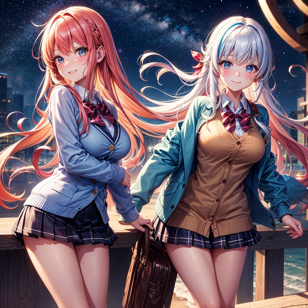 middle School girls，smile，Beautiful girls，The best quality to get you horny，Multi-colored hair，Perfect Girl，Super cute girl，Ocean，Starry sky background，Cute uniform，blazer，School festival，Wearing a cardigan，Long Hair、Sparkling eyes，She has her bangs down，Colorful，Ultra HD，Young girl，sex，Naughty Girls，Full body image，Big Breasts，Beautiful Girl&#39;s Paradise，Fashion Girl，Naughty Girls，Beautiful Girl Country，High-dimensional beautiful girl，A beautiful girl who transcends everything，So beautiful，Absurd，Beautiful girls，