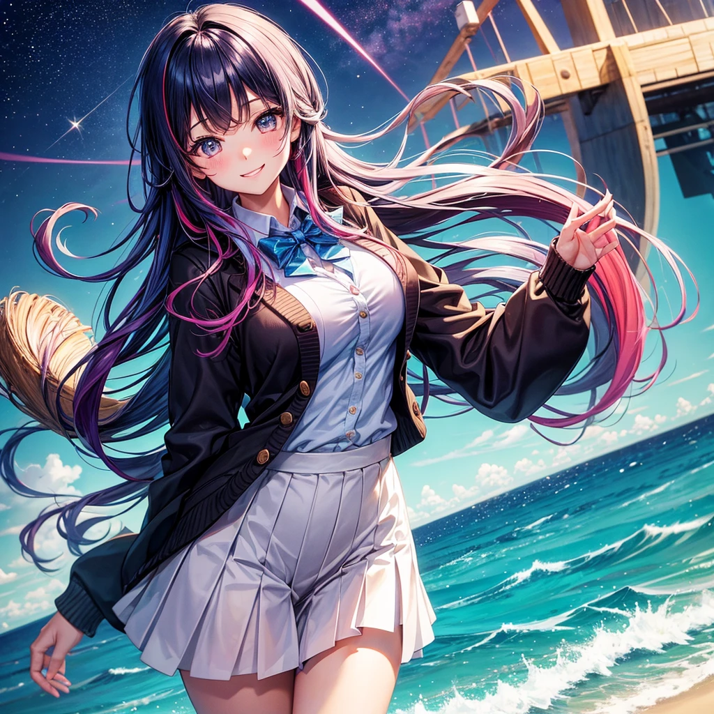 middle School girls,smile,Beautiful girls,The best quality to get you horny,Multi-colored hair,Perfect Girl,Super cute girl,Ocean,Starry sky background,Cute uniform,blazer,School festival,Wearing a cardigan,Long Hair、Sparkling eyes,She has her bangs down,Colorful,Ultra HD,Young girl,sex,Naughty Girls,Full body image,Big Breasts,Beautiful Girl's Paradise,Fashion Girl,Naughty Girls,Beautiful Girl Country,High-dimensional beautiful girl,A beautiful girl who transcends everything,So beautiful,Absurd,Beautiful girls,
