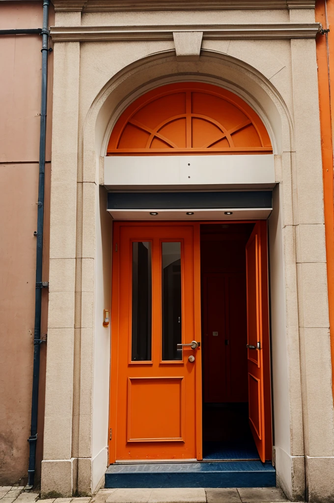 Orange design building