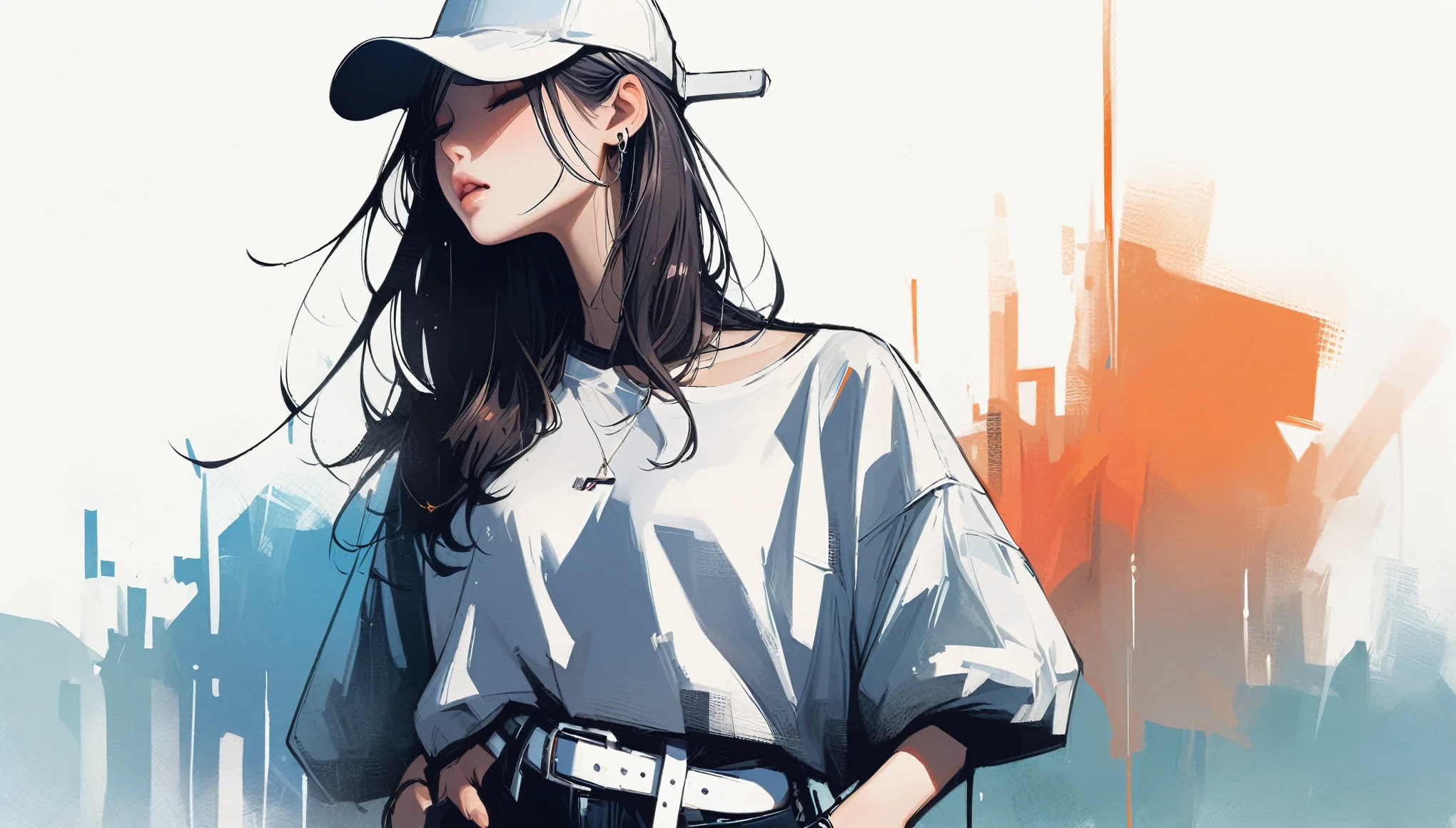(masterpiece, Highest quality:1.2), 1 Girl, alone