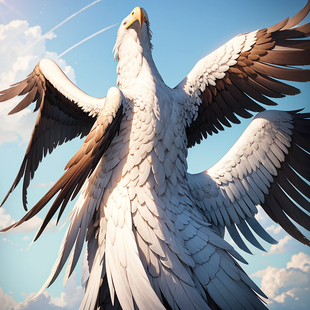 REALISTIC,Various angles of eagle spreading its wings,After unlimited exposure,Overlapping wings form multiple translucent afterimages,Positive view,Soar through the air