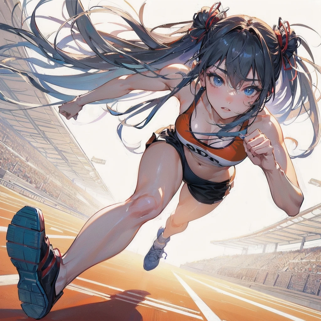 masterpiece, (textured skin), best quality, gorgeous beautiful girl, (a female judo athlete), detailed clothes,large breasts,narrow waist,, (beautiful face), cinematic lighting, (at judo venue ),