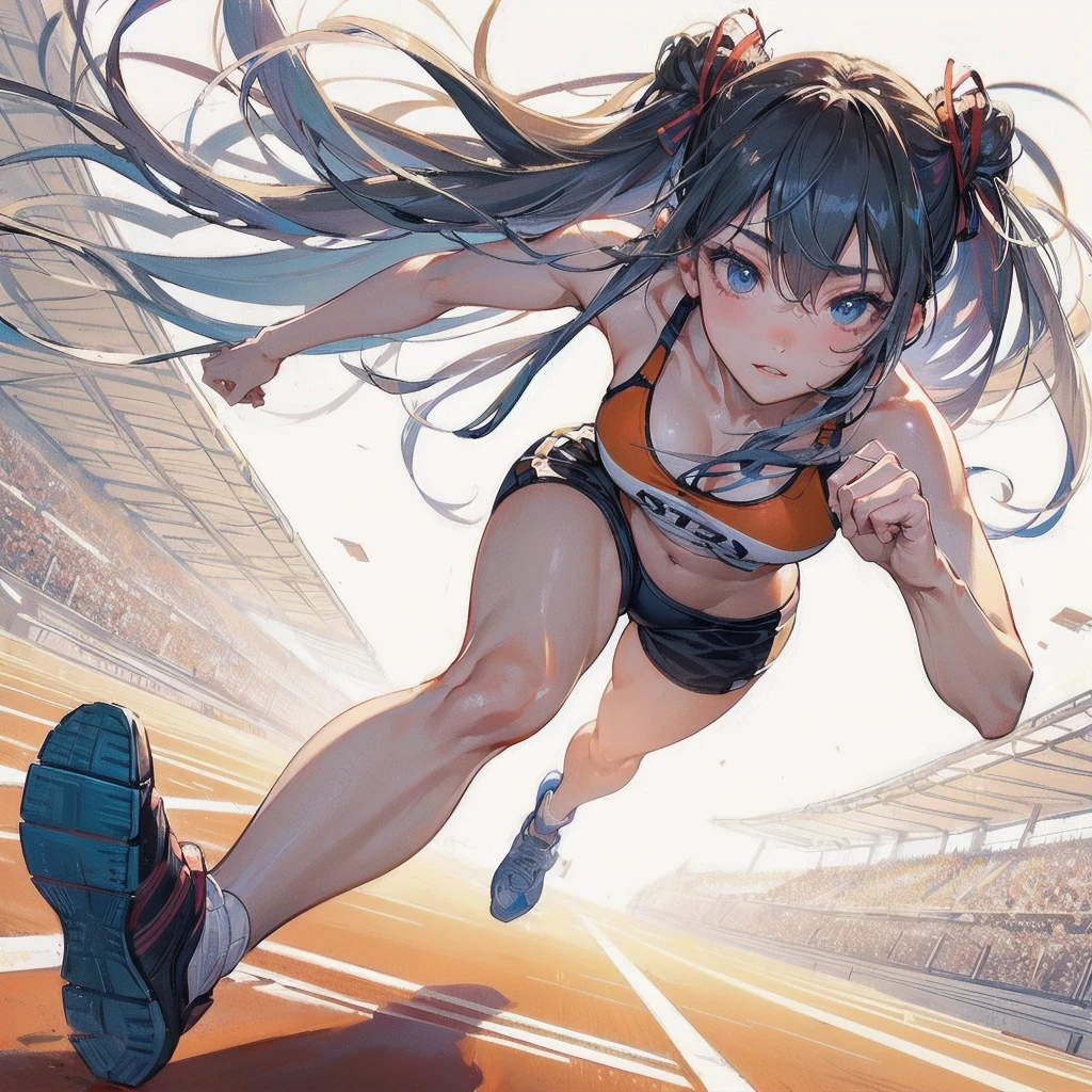  masterpiece, (textured skin), best quality, gorgeous beautiful girl, (a female judo athlete), detailed clothes,large breasts,narrow waist,, (beautiful face), cinematic lighting, (at judo venue ),