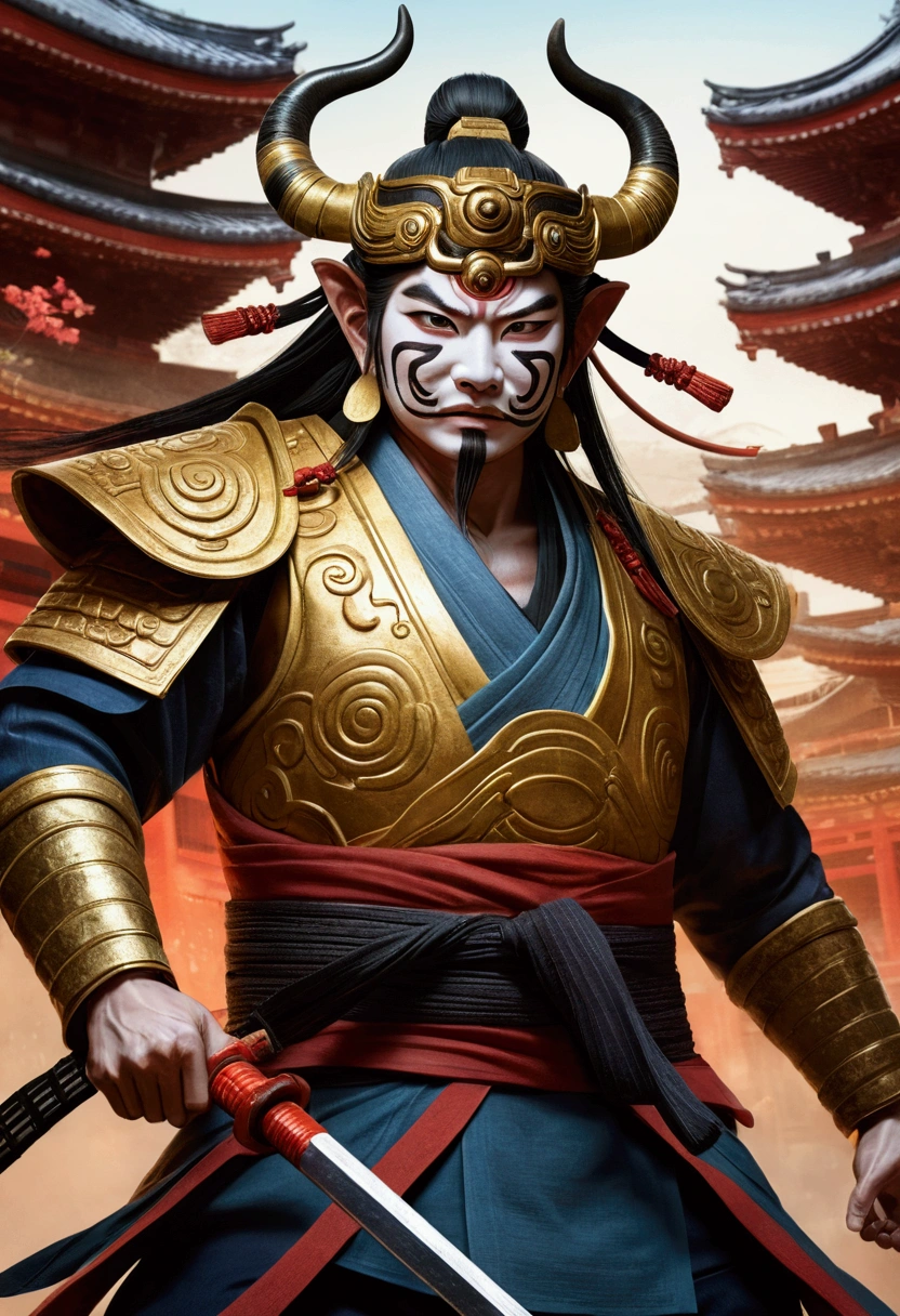 Realistic illustration of Bishamonten