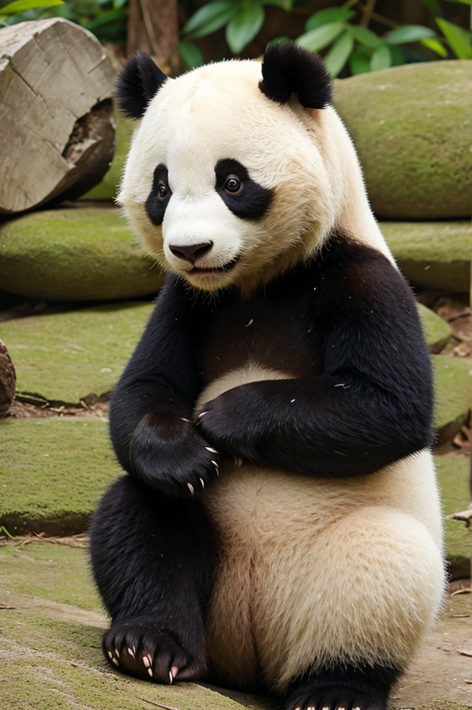 A cute panda