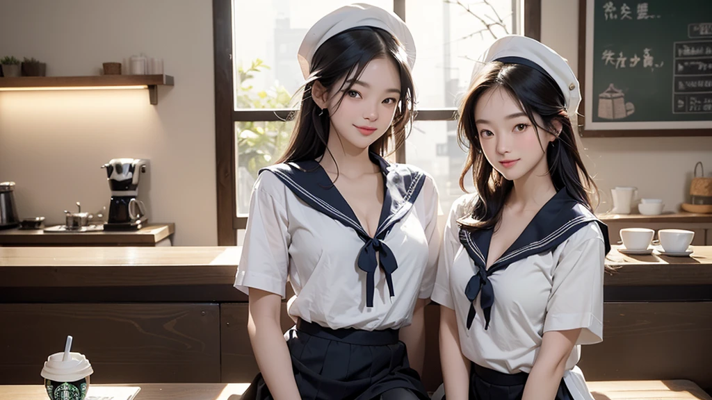 ((((((((Her skirt flips up and her panties are visible))))))))
((((((((Emphasize cleavage))))))))
((((((((A junior high school girl in a sexy white short-sleeved sailor uniform))))))))

8K、RAW Photos、Highest quality、Super detailed、Super Resolution、Ultra HD、8K壁紙、Amazing details



(((((((Inside the Starbucks store)))))))、
((((((Sit down and eat cake、Drink Starbucks coffee、smile))))))、((Heart Necklace))




Modern and sleek design：Interior design using natural materials、Many of the designs are warm and made using wood and metal.。
Large windows：自然光をたっぷり取り入れるためのLarge windowsがあり、Providing a bright and open space。
Green Interior：Potted plants are effectively placed、It creates a relaxing atmosphere。
artwork：Works by local artists、Starbucks-related art on display。
Cozy seating：Cushioned chairs and sofas、Bar sheet etc.、A variety of seating options available。
Open kitchen area：Being able to see how drinks and food are made、We provide peace of mind and transparency。
Unique lighting：Antique lamps and chandeliers、Modern lighting fixtures are used。
Comfortable background music：Relaxing music is playing、A comfortable space is provided。
Wide々Table space：一人でもグループでも使いやすいWide々There is a table with。
Community Table：There is a large table where you can socialize with other customers.。
Seasonal decorations：The decorations are themed according to the season.。
Design with a local feel：The design incorporates the local culture and characteristics.。
Fragrance production：コーヒーの香りが店内にWideがり、A space that satisfies the five senses has been created.。
Conversation with a barista：フレンドリーなConversation with a baristaが楽しめるカウンターエリアがあります。




8K、RAW Photos、Highest quality、masterpiece:1.2、Super detailed、Super Resolution、Ultra HD、8K壁紙、Amazing details、Photorealistic:1.4、Having fun by the water、Full Body Shot、Full body photo、High-resolution RAW color photos、Professional photos、A scene full of emotion、Very detailed and beautiful、Ultra HD、8K壁紙、Amazing details、Huge file sizes、Highly detailed beautiful girls、Highly detailed face Highly detailed eyes、Extremely realistic skin、 Highly detailed fingers, Highly detailed nose, Highly detailed mouth, Perfect Anatomy, Highly detailed background, Highly detailed clothing, Teen, cute女の子, Famous Japanese Idols, cute, Realistic body, Slender, White skin, Glowing Skin, Slim body, Realistic Face, Delicate eyes, double eyelid, 




