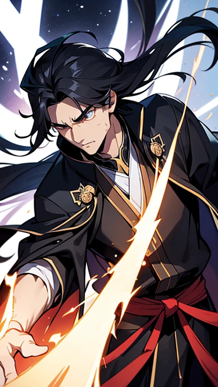
- **Appearance**: The protagonist is depicted as having a striking and commanding presence. He has long, flowing black hair that cascades down his back, often tied with a simple ribbon. His eyes are sharp and piercing, with a deep, almost otherworldly glow that hints at his immense power and wisdom. His facial features are chiseled and symmetrical, giving him a handsome yet intimidating look.
- **Attire**: He typically wears traditional Chinese robes that are elegant and intricately designed, often in shades of dark blue or black, symbolizing his high status and formidable abilities. The robes are adorned with mystical symbols and celestial patterns, reflecting his connection to the ancient and powerful immortal clan he is building.
- **Aura**: The protagonist exudes a powerful and mystical aura that commands respect and awe. Around him, there's often a faint glow or an ethereal mist, signifying his otherworldly nature and immense spiritual energy.
- **Background**: As a cultivator who aims to create the greatest immortal clan in history, he embodies determination, intelligence, and a deep sense of responsibility. His journey is one of growth, overcoming challenges, and harnessing ancient wisdom to achieve his ambitious goals.
