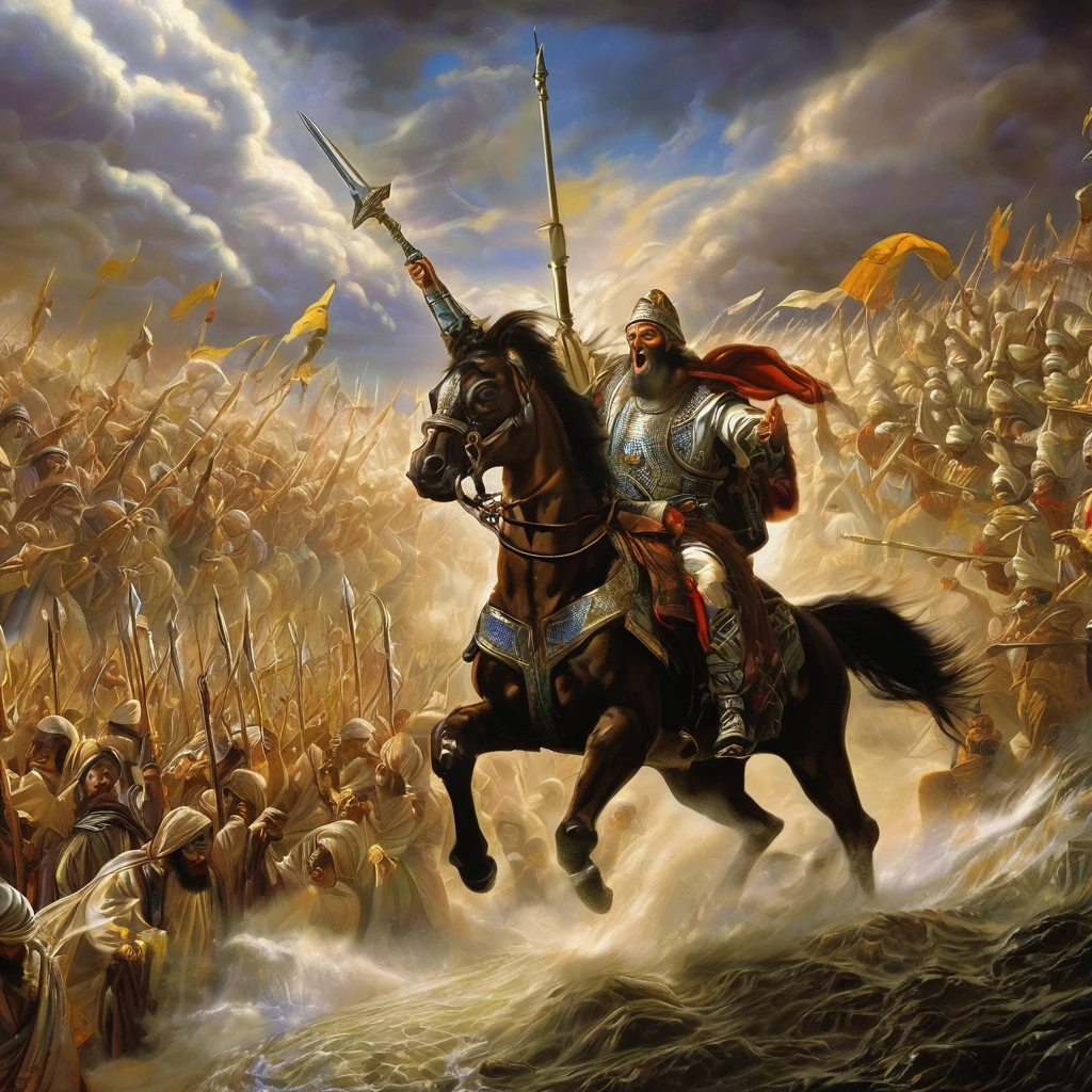 O you who believe!! If you encounter a powerful army of disbelievers, do not, Don&#39;t turn your back on them and run away
