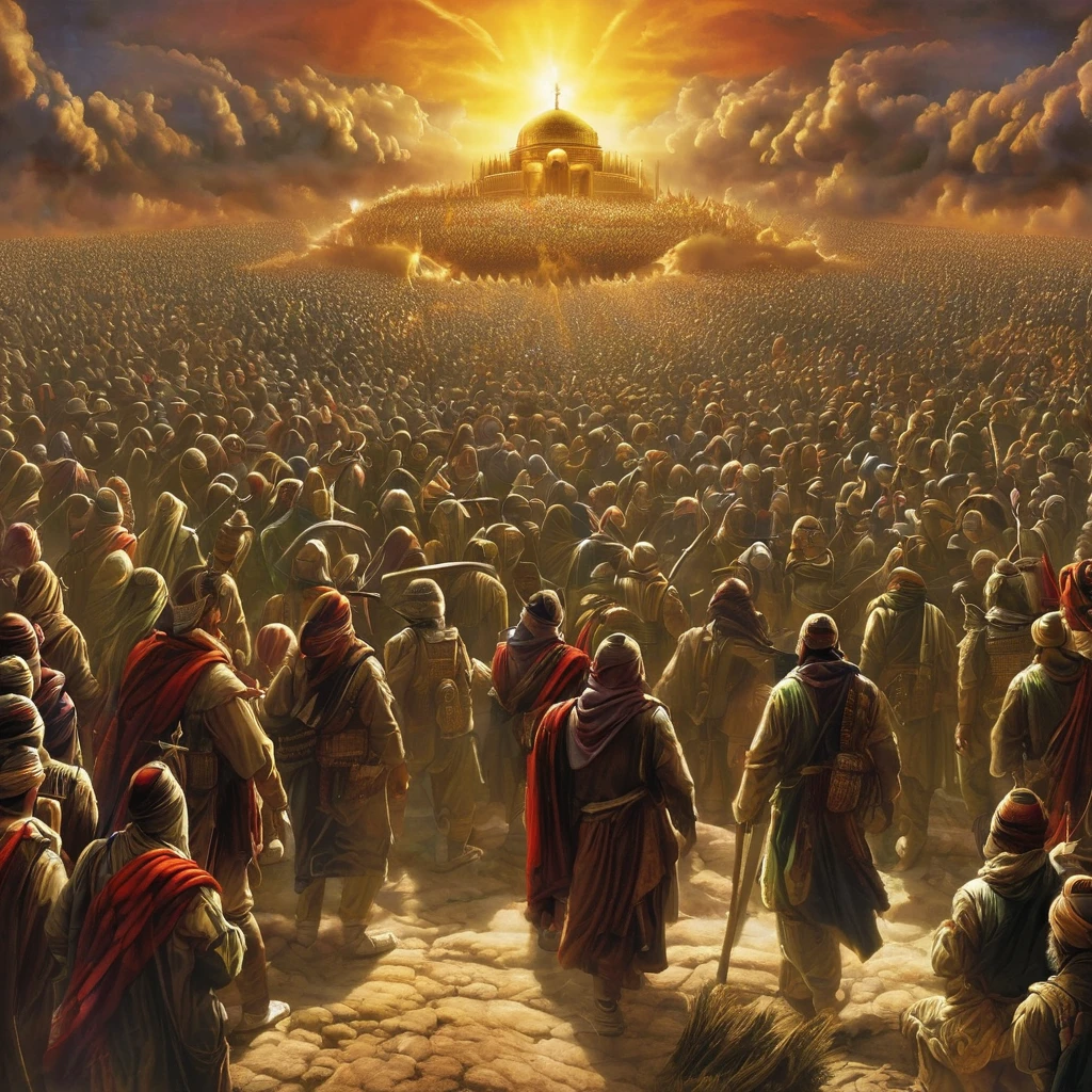 O you who believe!! If you encounter a powerful army of disbelievers, do not, Don't turn your back on them and run away