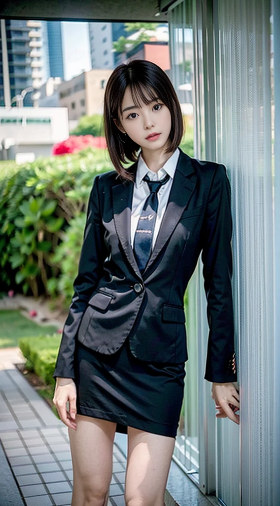 1 Girl, (Watch Viewer), (Bokeh: 1.1), Parted Lips, Expressionless, Realistic, Black Tight Mini Skirt,
business suit, OL, thin thighs, small buttocks, beautiful legs, delicate, Japan fashion model, thin face,
Best quality, (photorealistic: 1.4), ultra high resolution, big mini skirt, black suit and tie woman, suit girl, suit girl, strict business suit wearing, business suit wearing, business suit wearing, black business suit wearing, Japan woman fashion model, black business suit wearing, fashion suit wearing black suit wearing black noble suit, Business suit wearing, black slim clothes, woman posing for photo, beautiful Japan girl face, asian beautiful face, young cute one asian face, beautiful asian girl, girl cute little face, beautiful young korean woman, Japan facial features, young adorable korean face, gorgeous young korean woman, young asian girl, beautiful korean woman, Beautiful asian young woman, standing facing forward, composition visible from above knees to head, knees visible, camera gaze, standing, full body shot, hyperrealistic, front shot full body, bare feet, (face only LoRA applied, bare feet)