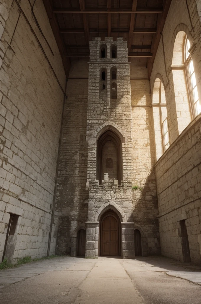 Create a scene for recording such as a prison, a castle, a bank
